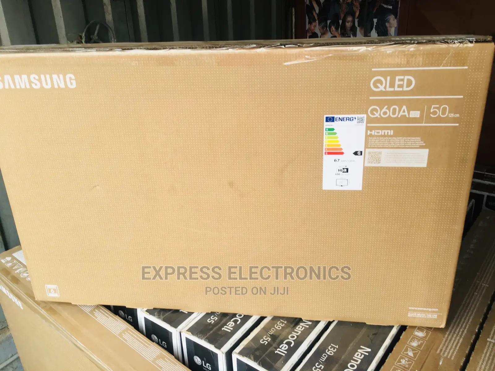 QLED Samsung 50” UHD Smart Q60A Unique Triluminos