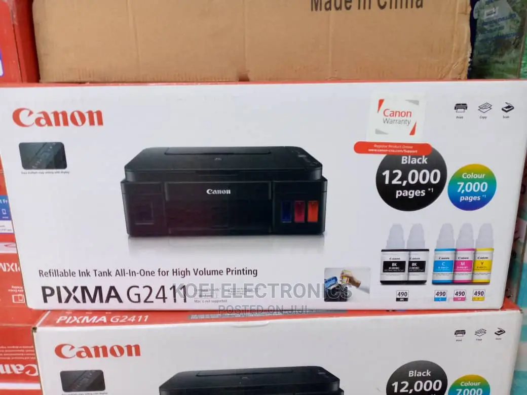 Inkjet,Deskjet Officejet CANON PIXMA G2411 Colored Printer