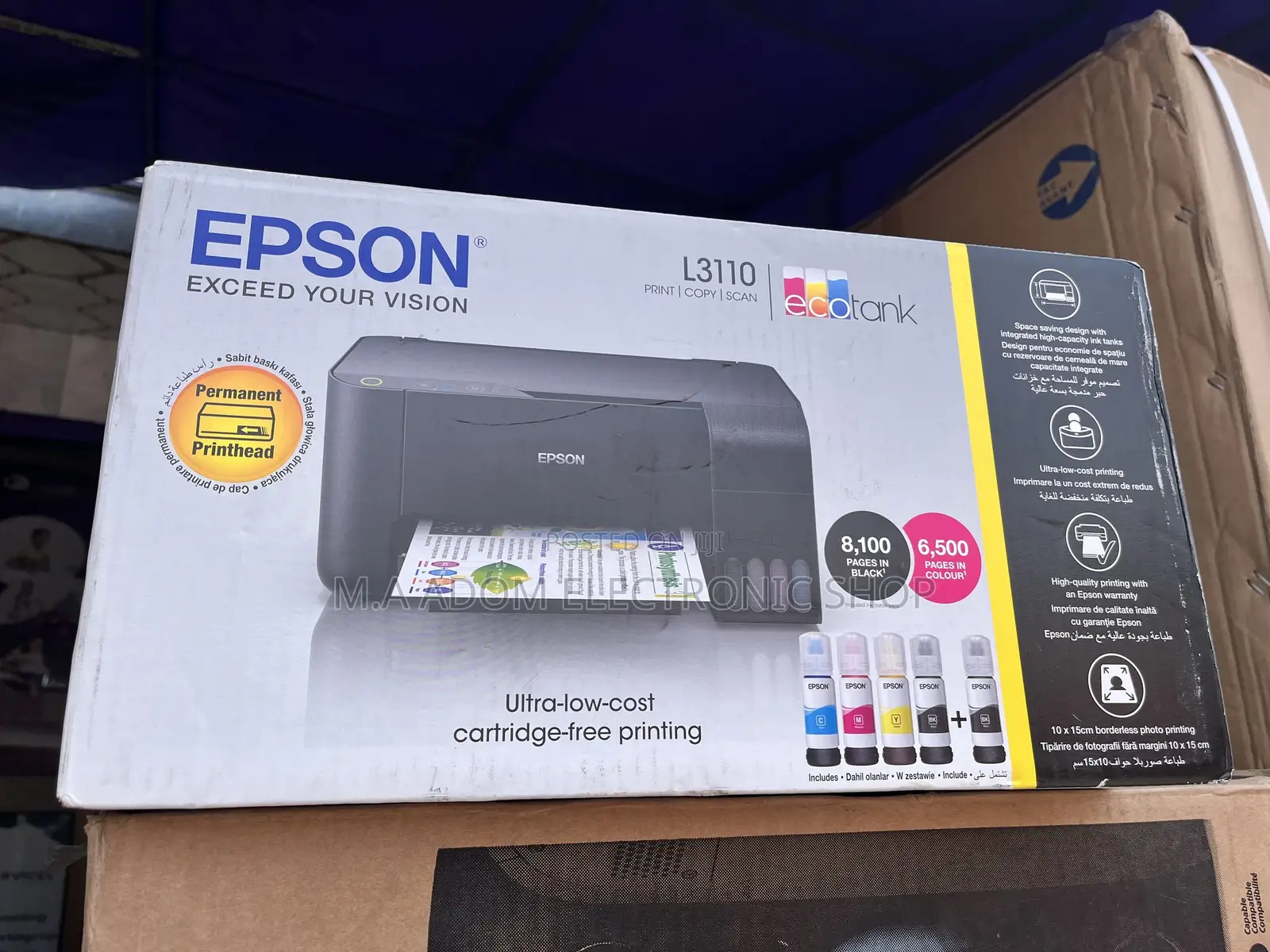 High Quality Low Cost Epson Eco Tank All in One Printer