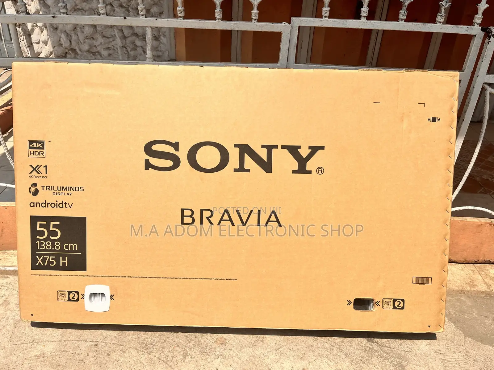 Sony X75H 49′′ Ultra HD (Hdr) Smart TV (Android Tv)