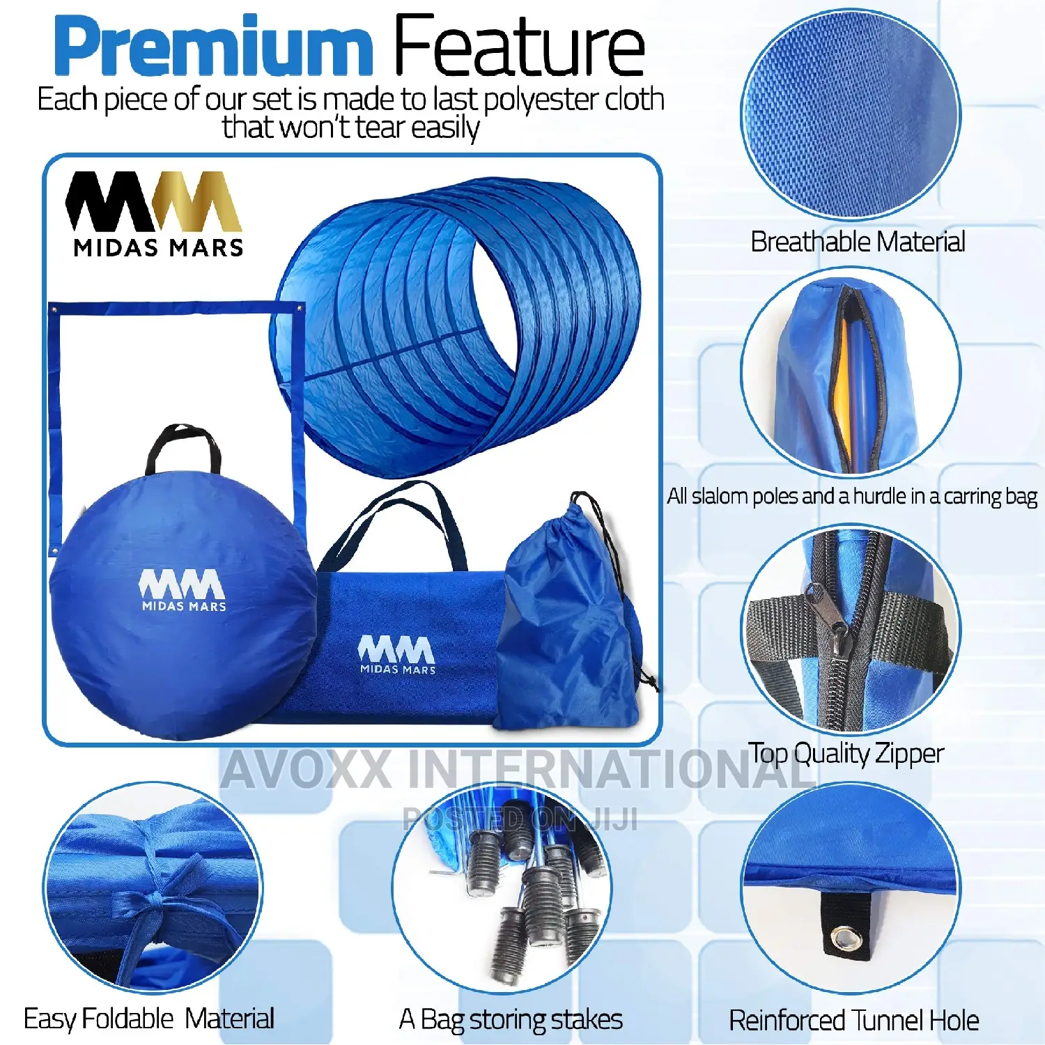 MIDAS MARS Dog Agility Equipment – Obstacle Course Training