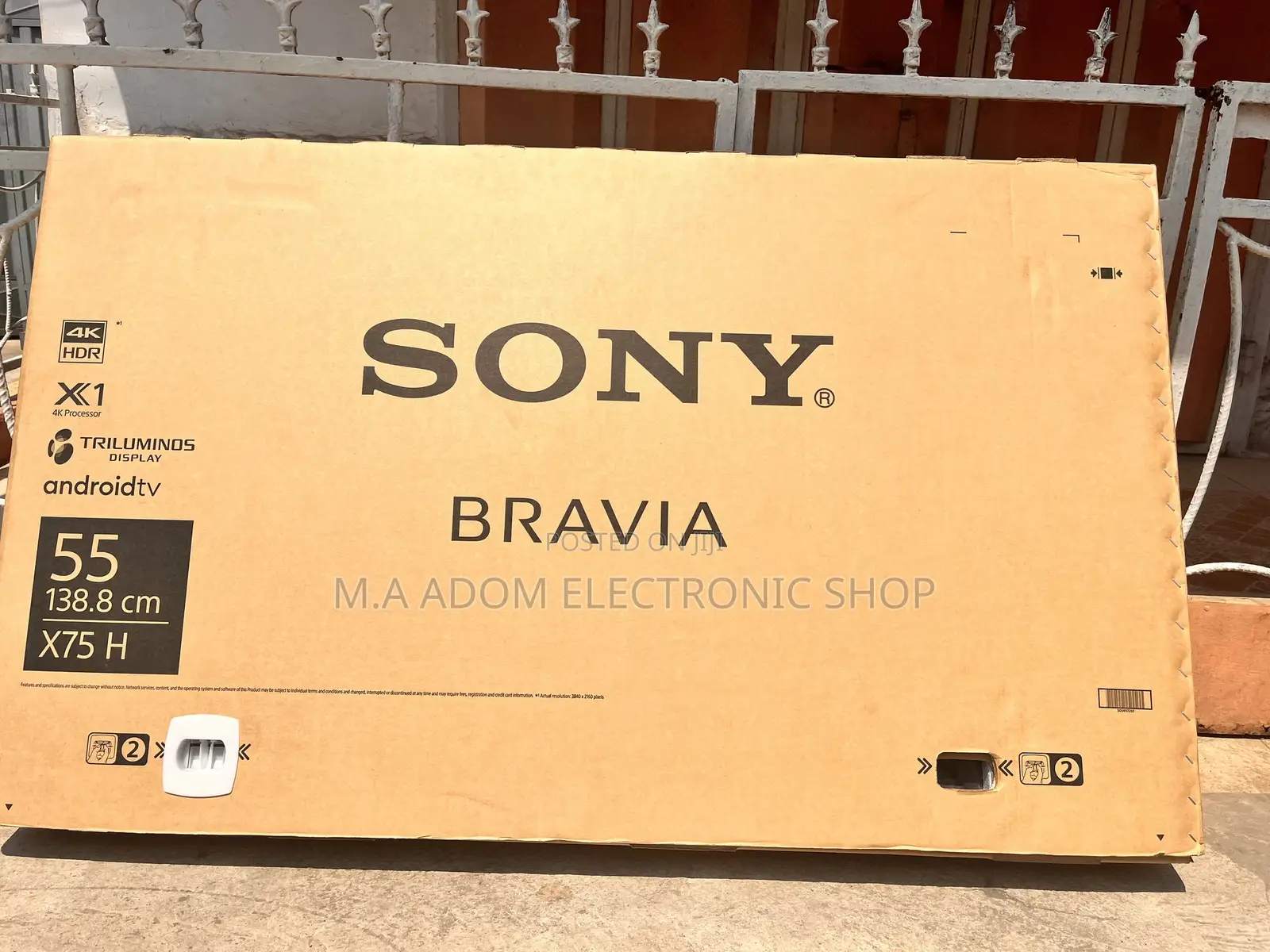 Sony 55” UHD Smart Android Hdr Led Tv