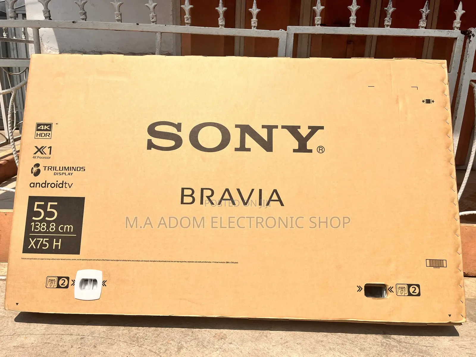 Sony 55” UHD Smart Android Hdr Led Tv