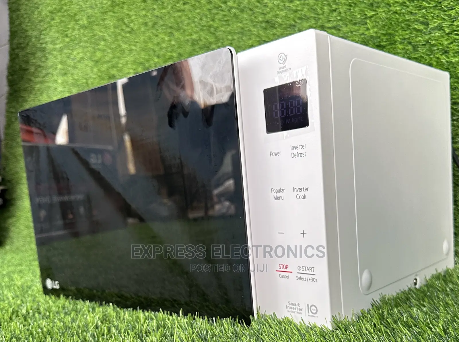 Mh6535gisw White Lg Touch Control Microwave Oven Grill