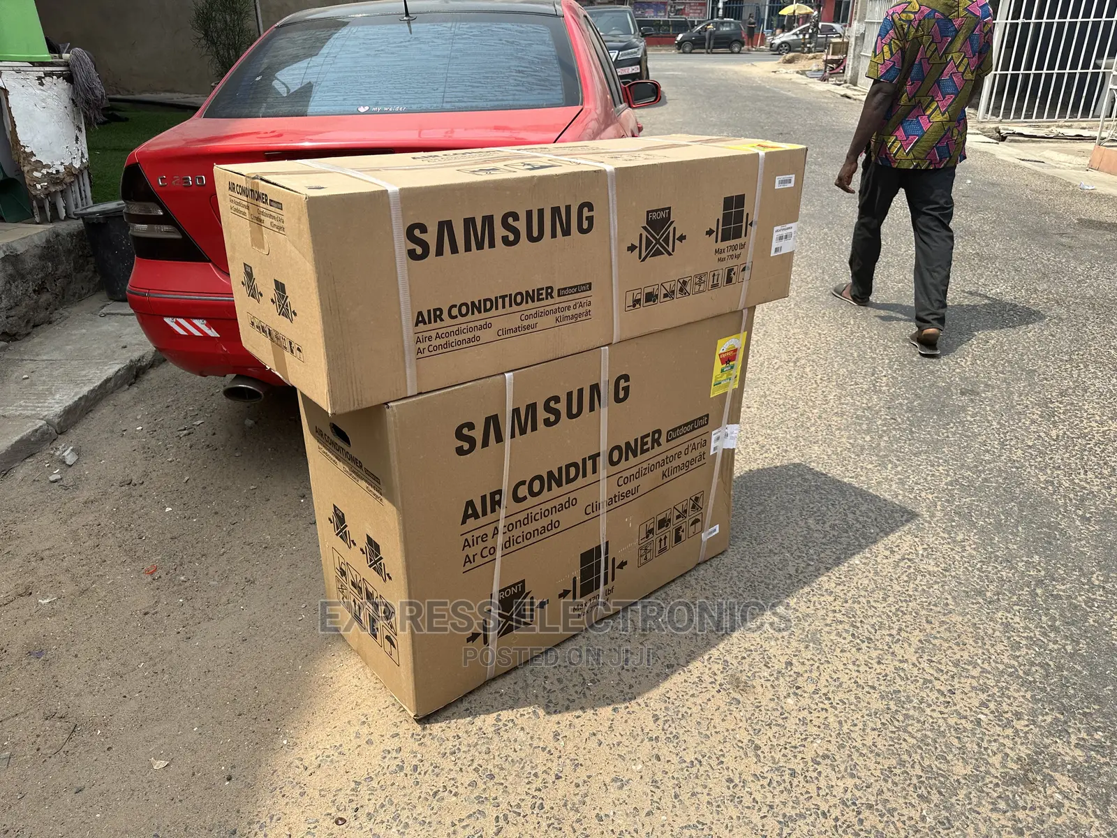 Sleek/White R410 Gas 1.5hp Split Samsung Air Con
