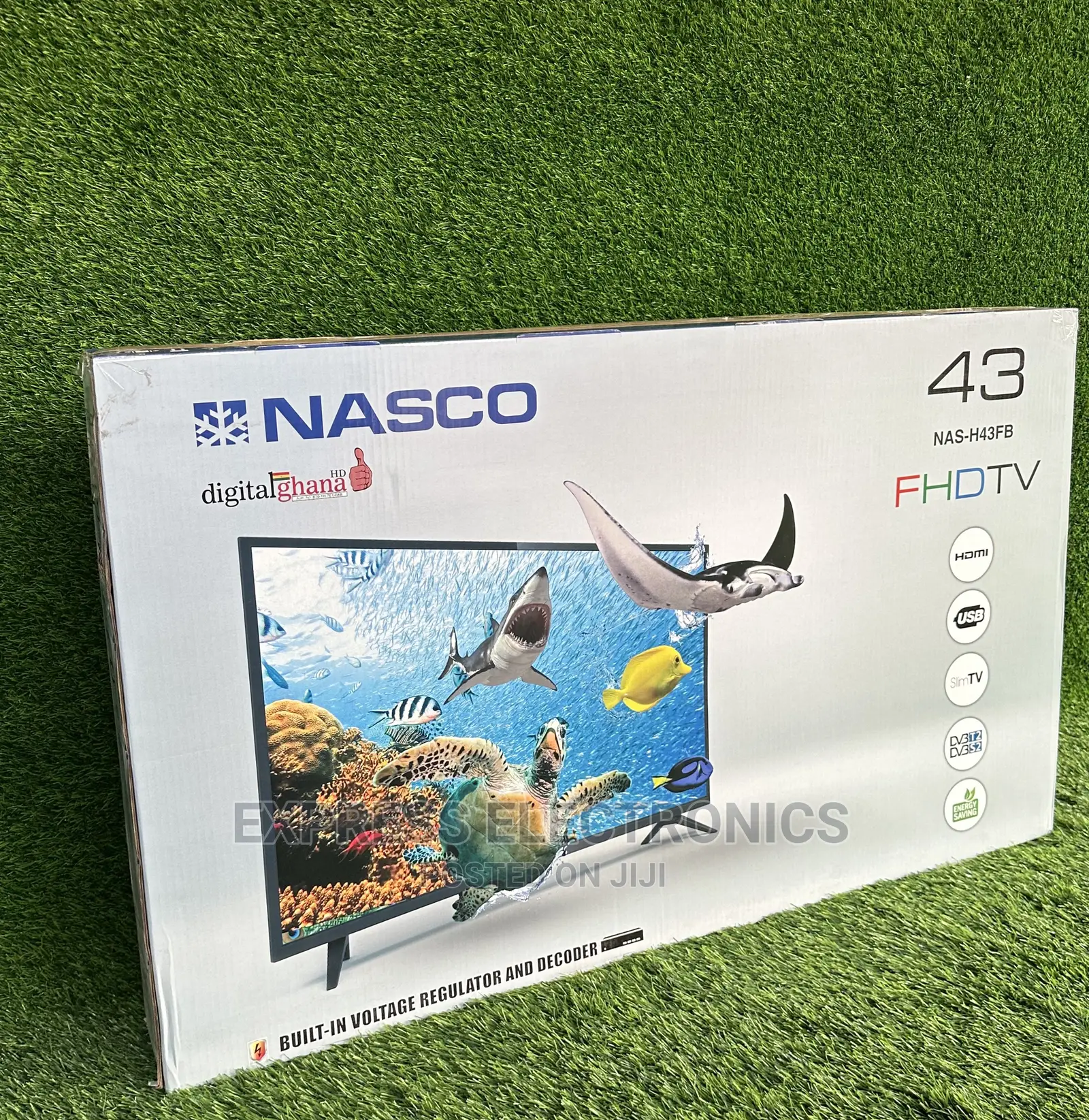 Infinite Contrast Nasco 43” FHD Digital NAS-H43FB.  Tv