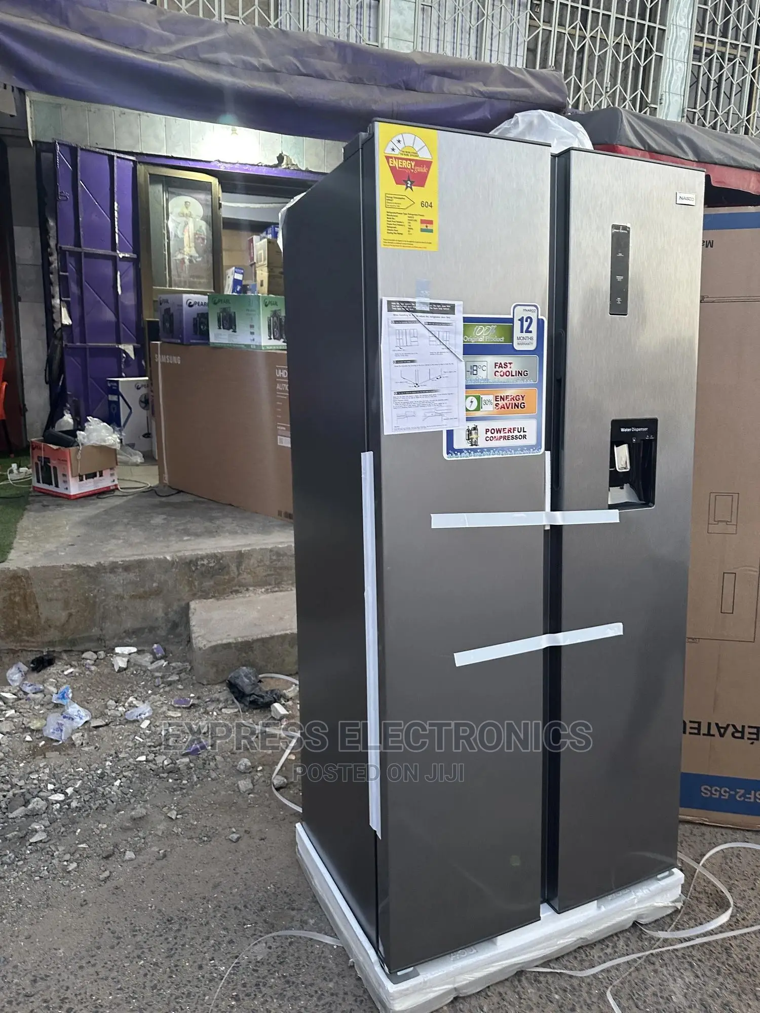 Refrigerator Nasco Side by Side(Nasf2-55s) 430L