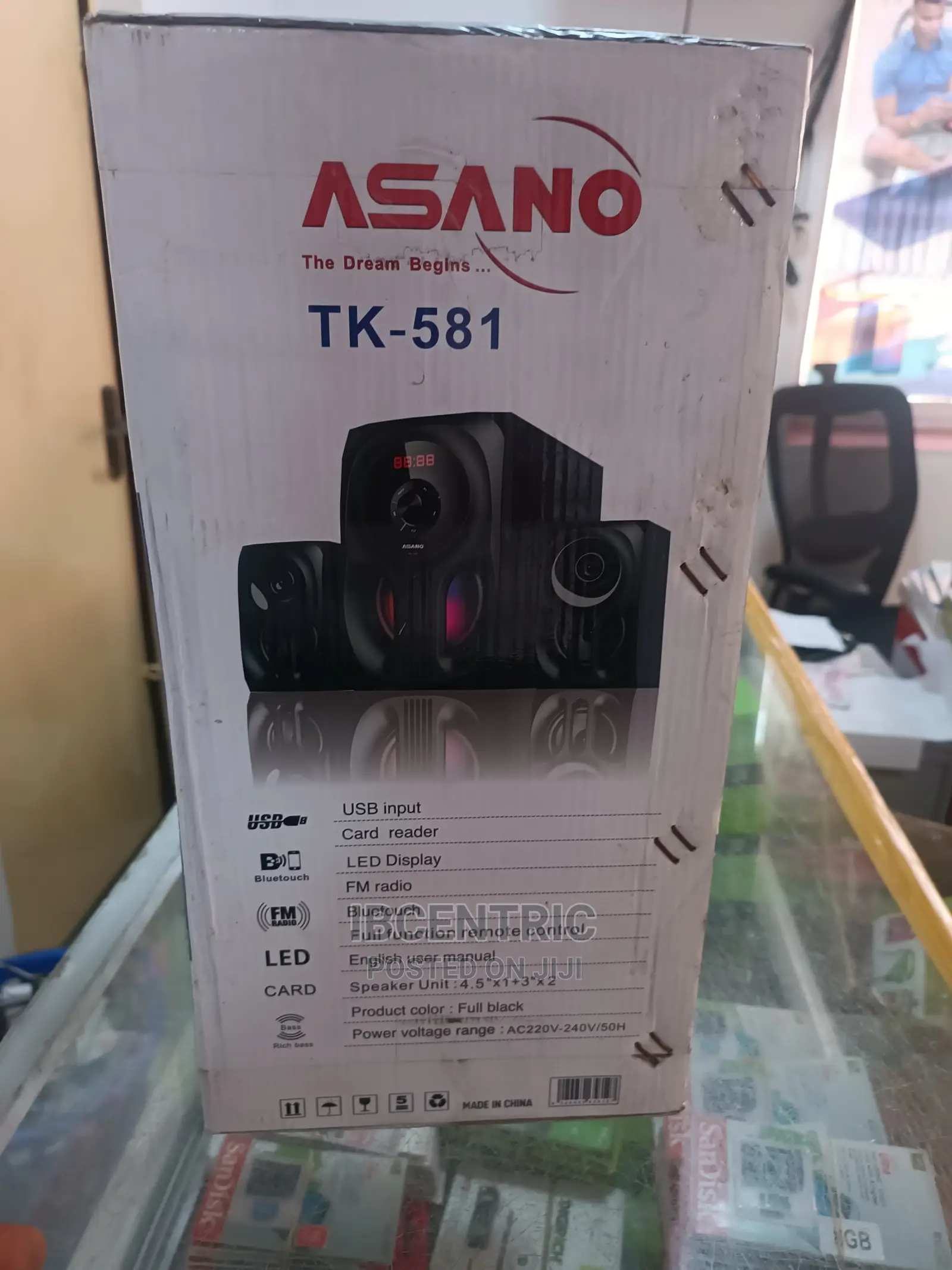 Asano 2.1CH Multimedia Speaker System