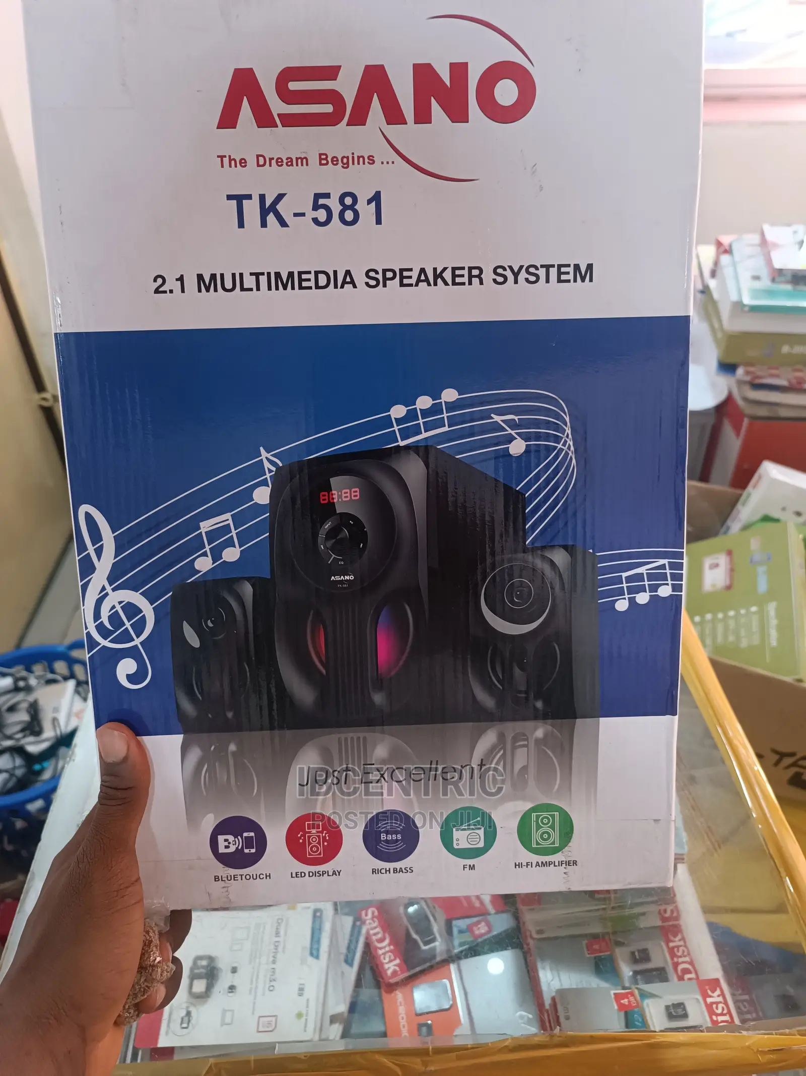 Asano 2.1CH Multimedia Speaker System