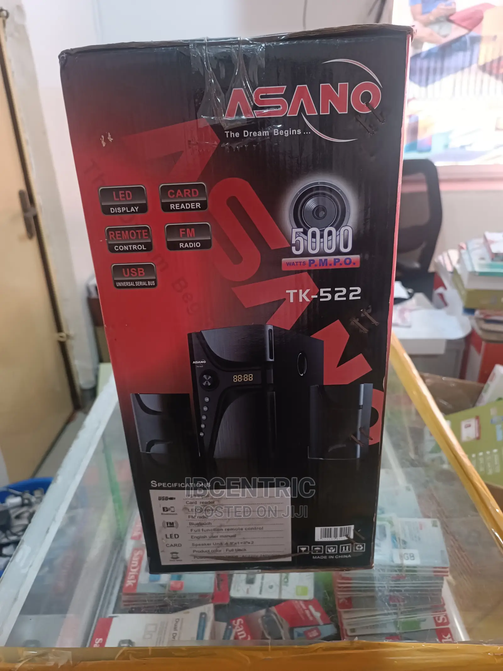 Asano 2.1CH Bluetooth Speaker