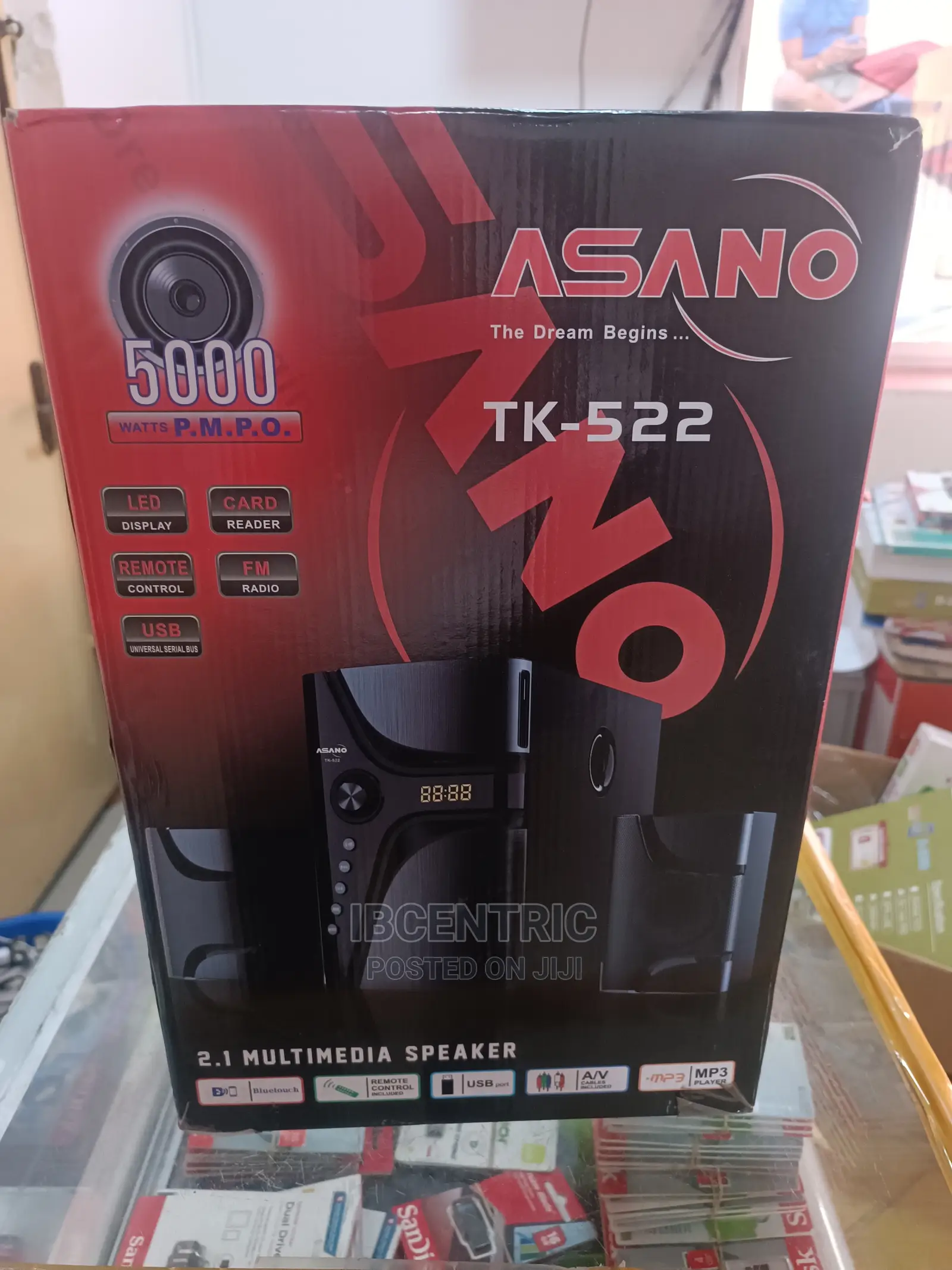 Asano 2.1CH Bluetooth Speaker