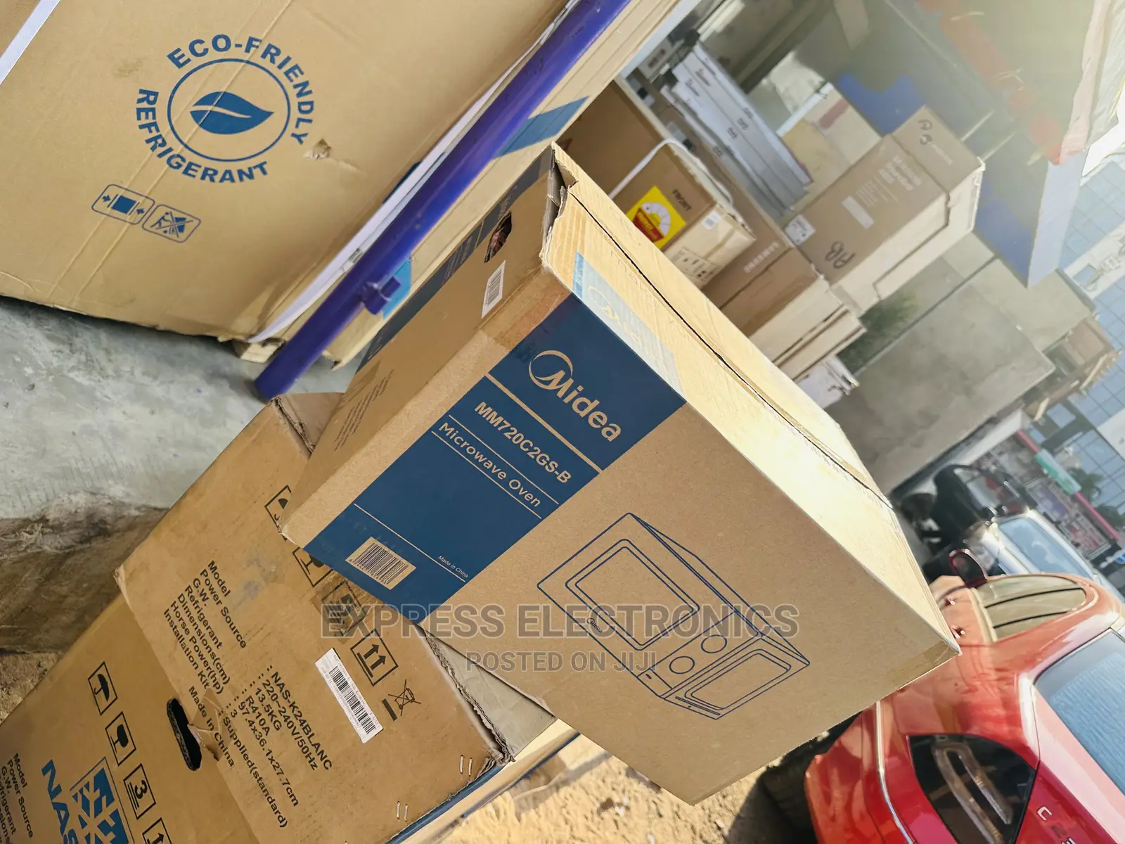 20L Midea Black Oven Microwave
