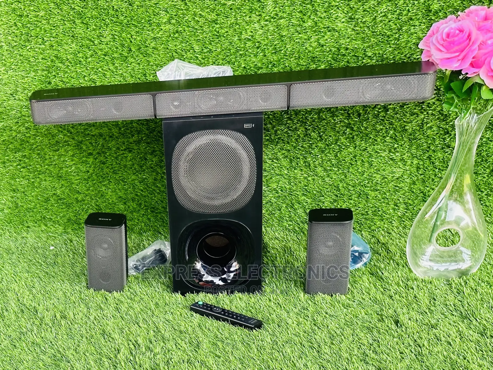 Two Rear Speakers Sony Soundbar With Woofer HT-S40R