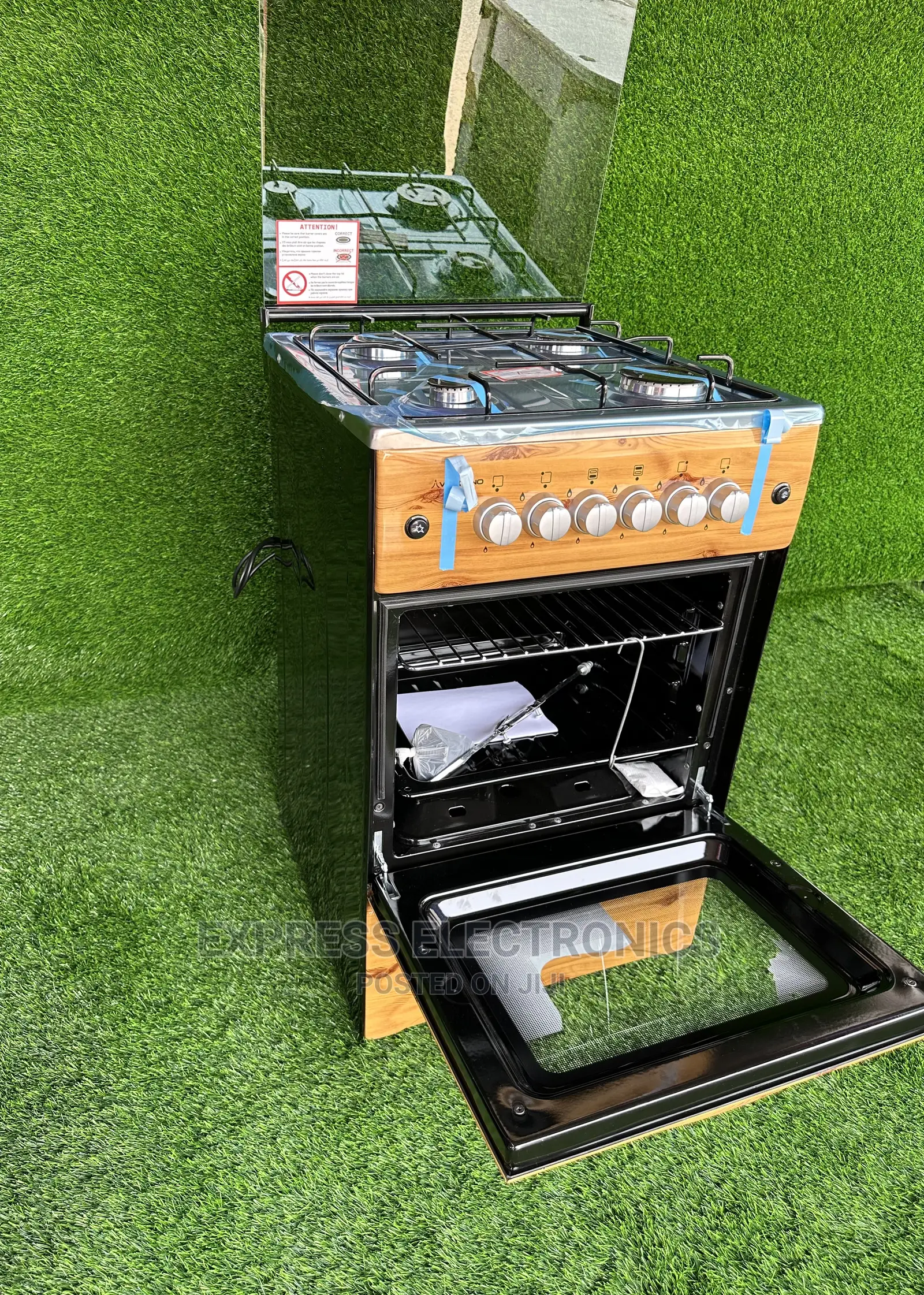 Double Grid 4b Auto Ignition Wooden Volcano Stove Oven