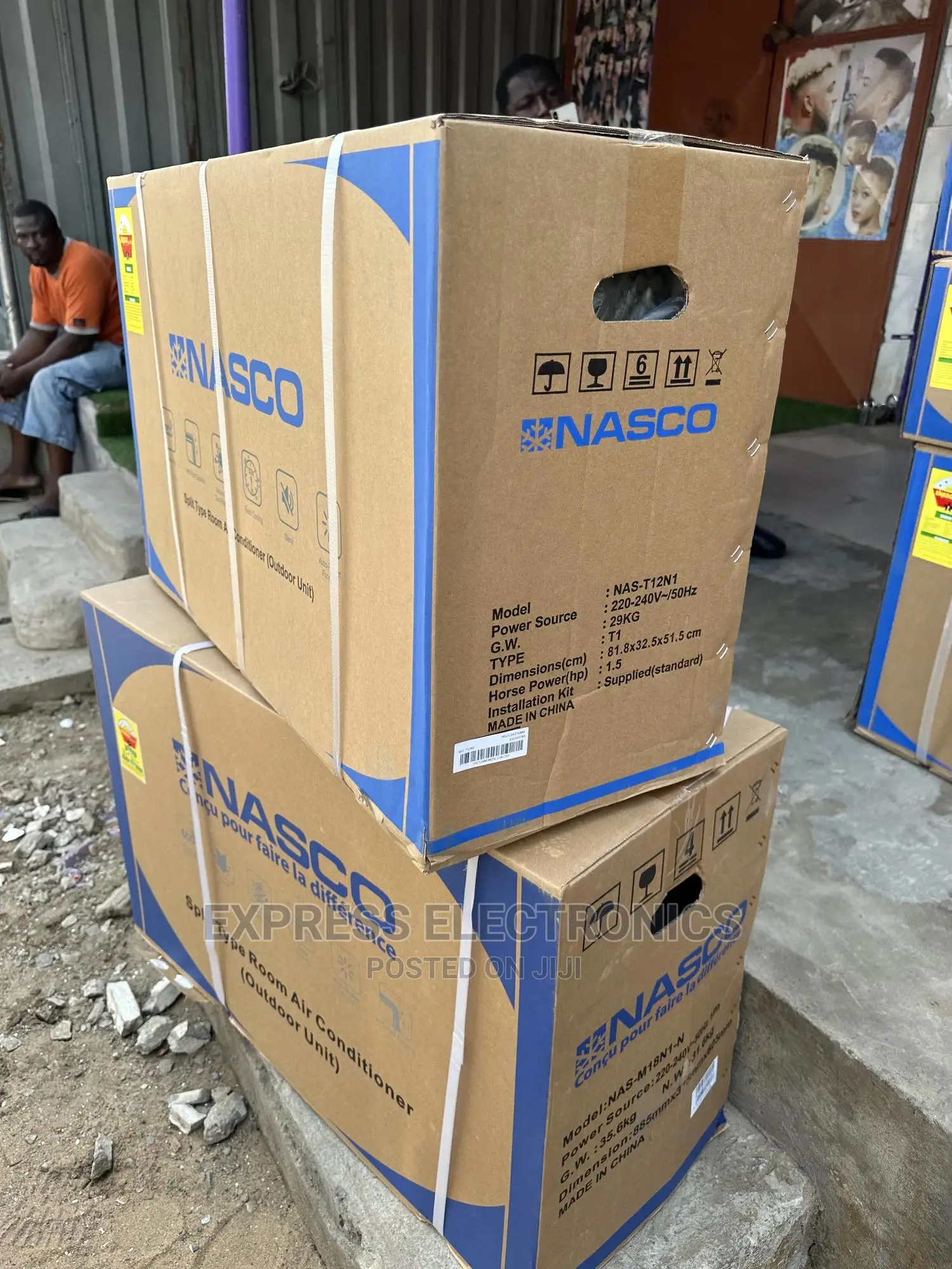 Mirror Finished Nasco 1.5hp Split Air Conditioner