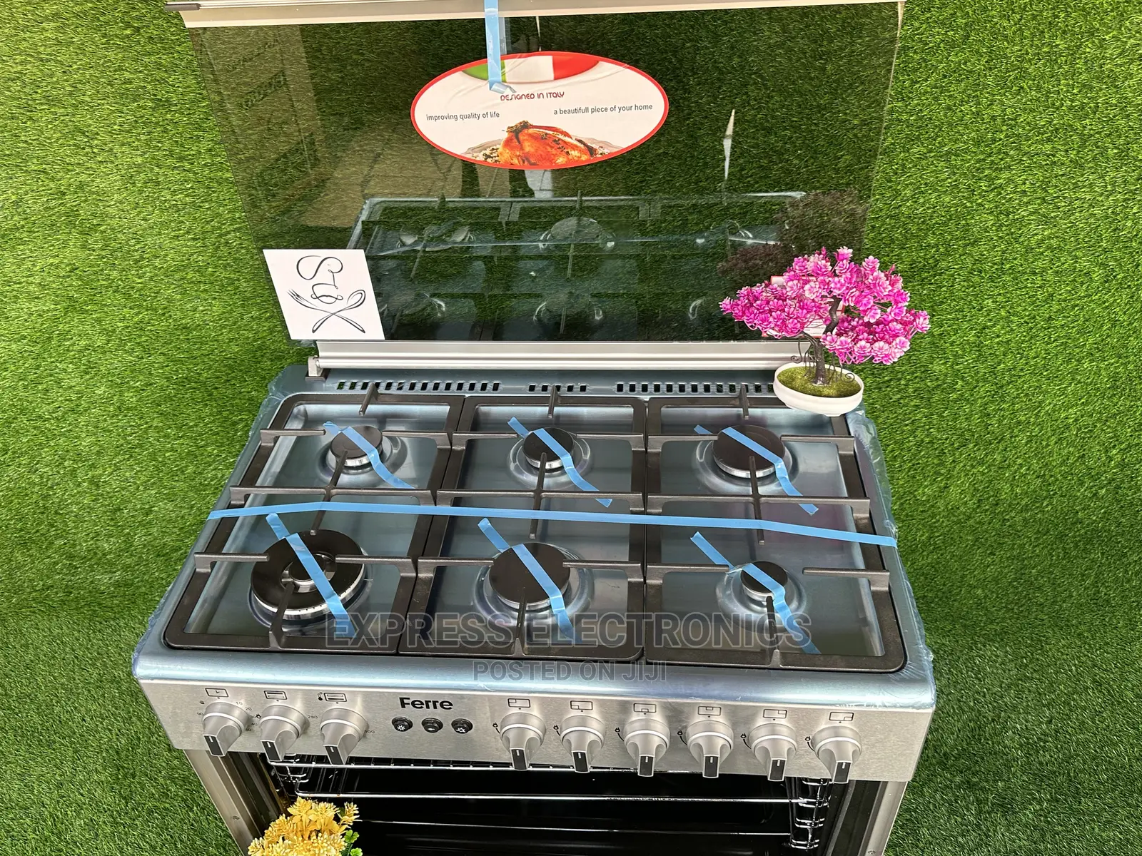 60-90 All Gas Top Cooker Dish Warmer Stove Ferre Oven Grill
