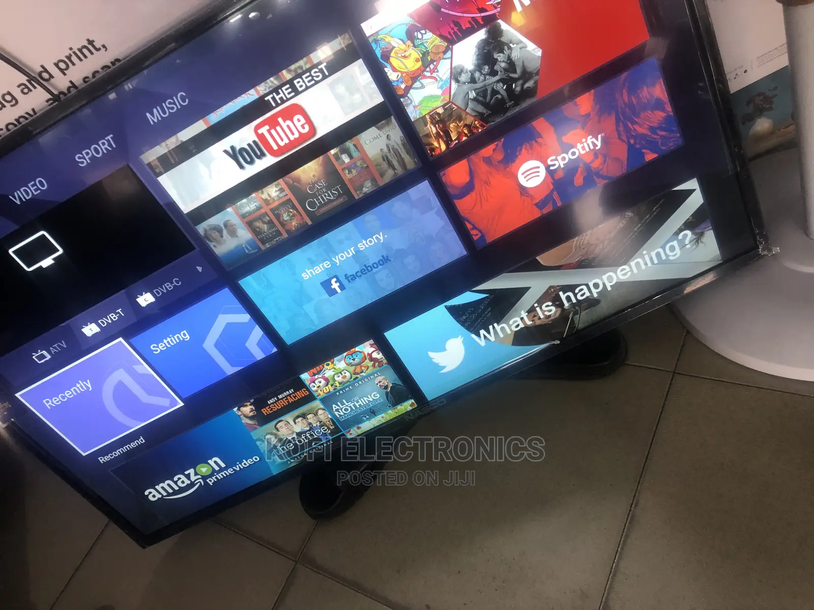 NASCO 43′′ LED SATELLITE SMART TV(Connect Share Movies)