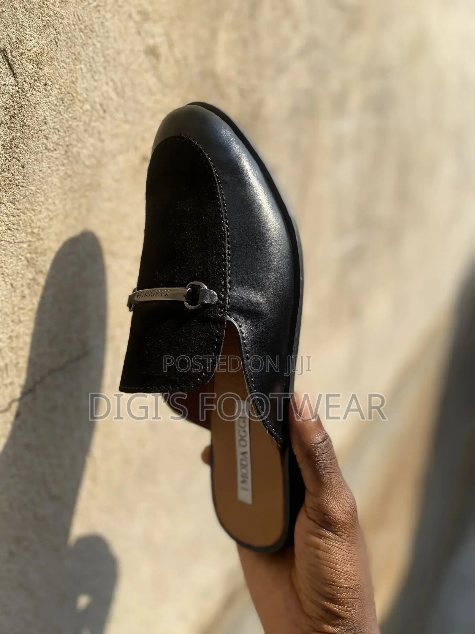 Black Half Shoe