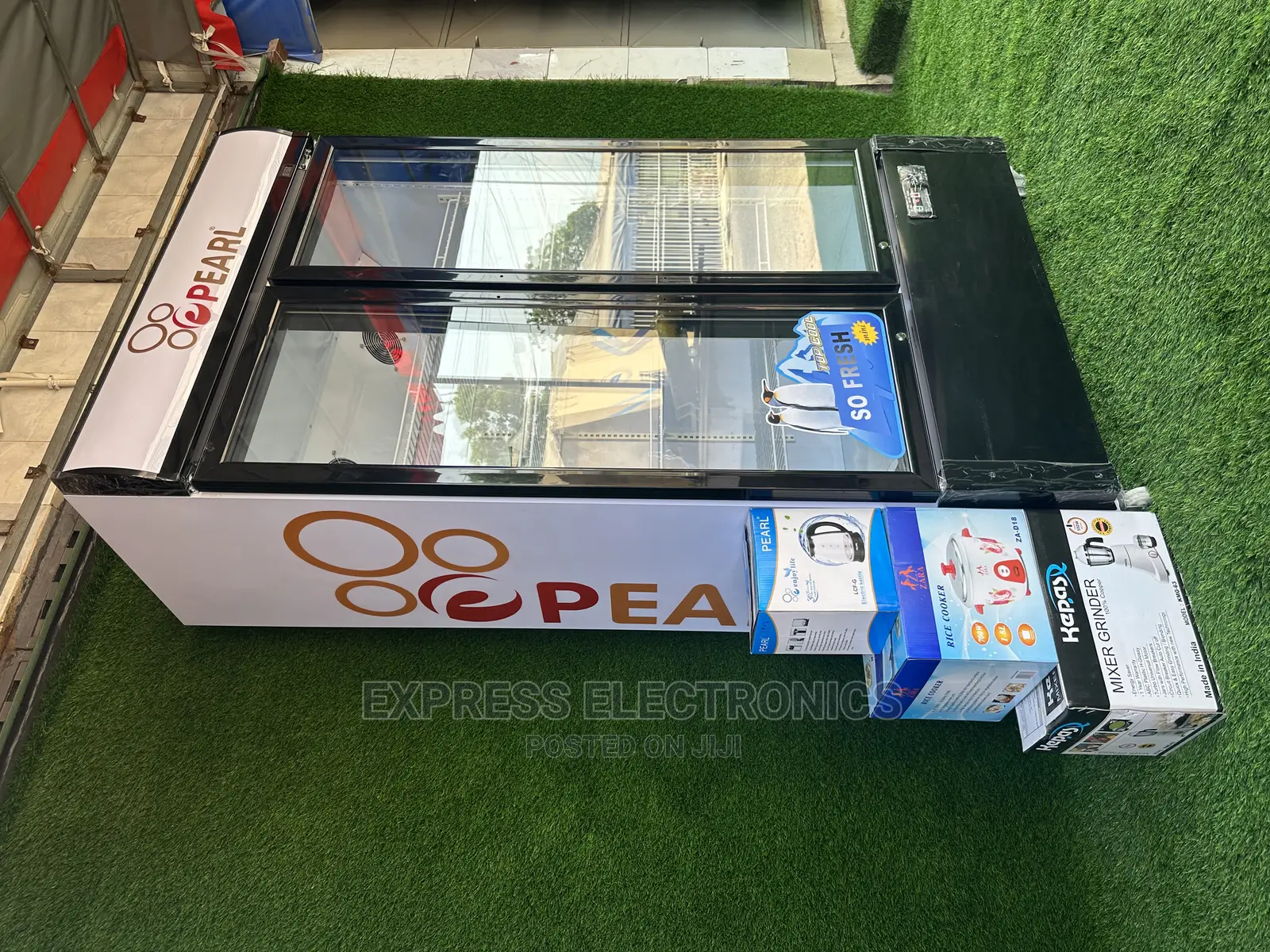 +Free Gift  Display Fridge Pearl 2door PVC-74 ,568 L