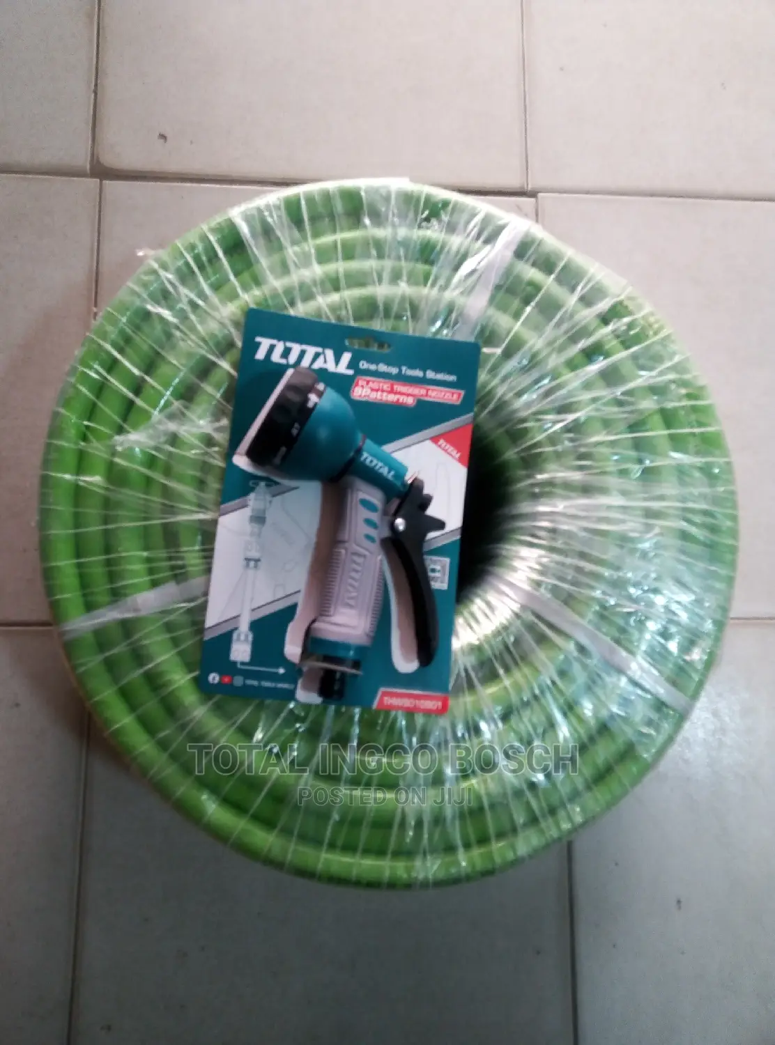 50m Ferrobelgarden Hose With Sprinkler