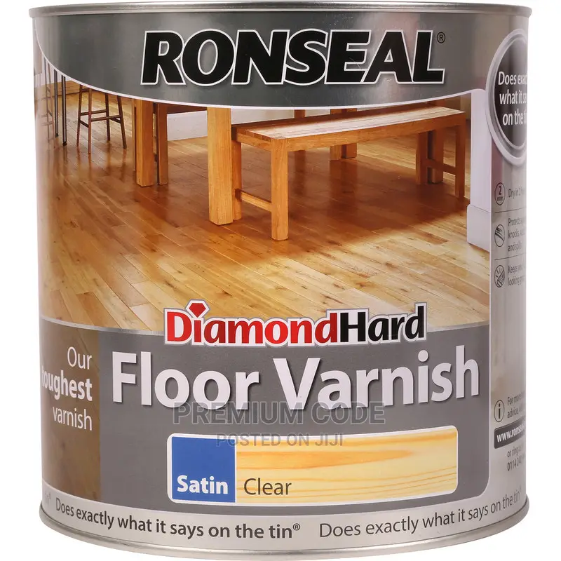 Floor Wood Varnish, Satin Clear 2 Liters