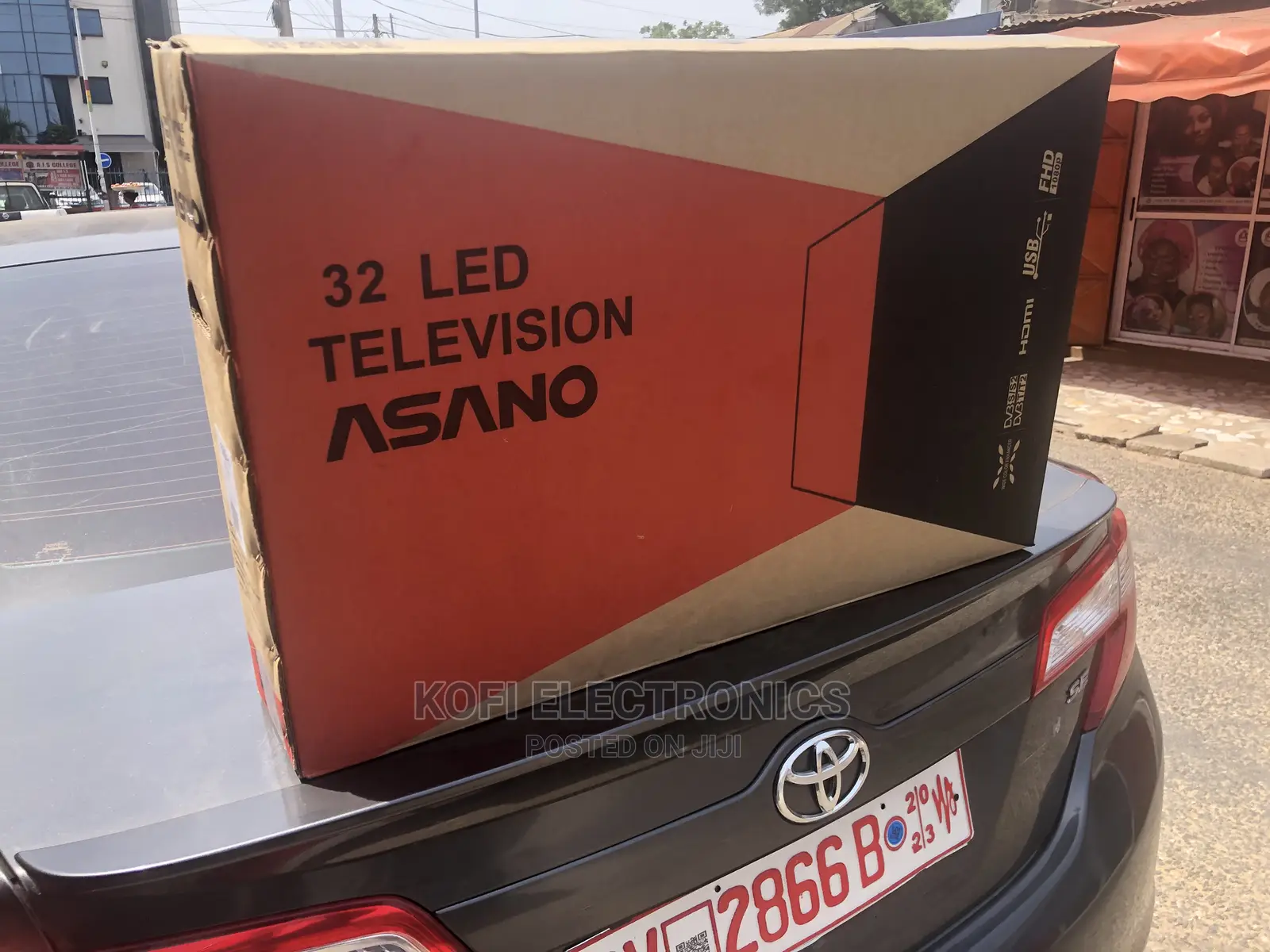 Edgeless Screen Asano Digital Satellite 32inches Tv