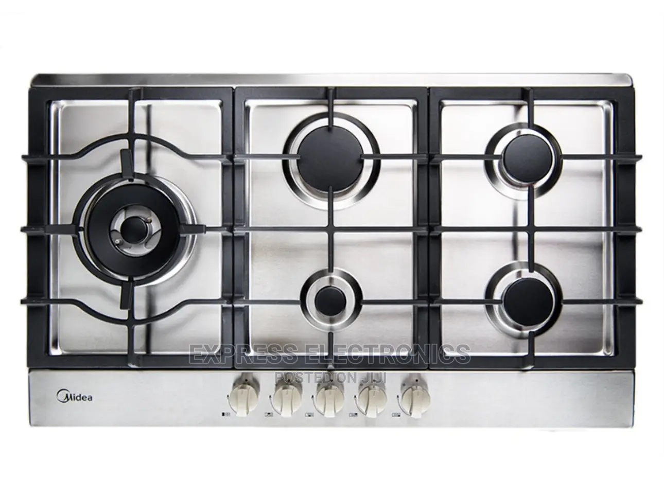 5burner Sliver Midea Stove Top Cooker 90g50me005-SFT
