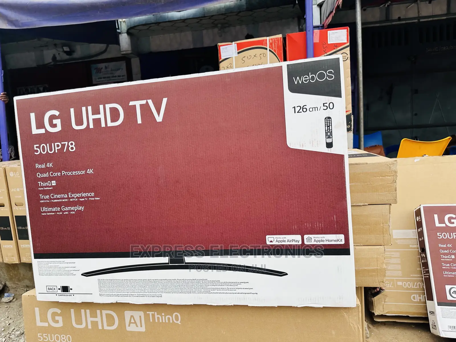 Filemaker LG UHD 50”Up80003 Smart