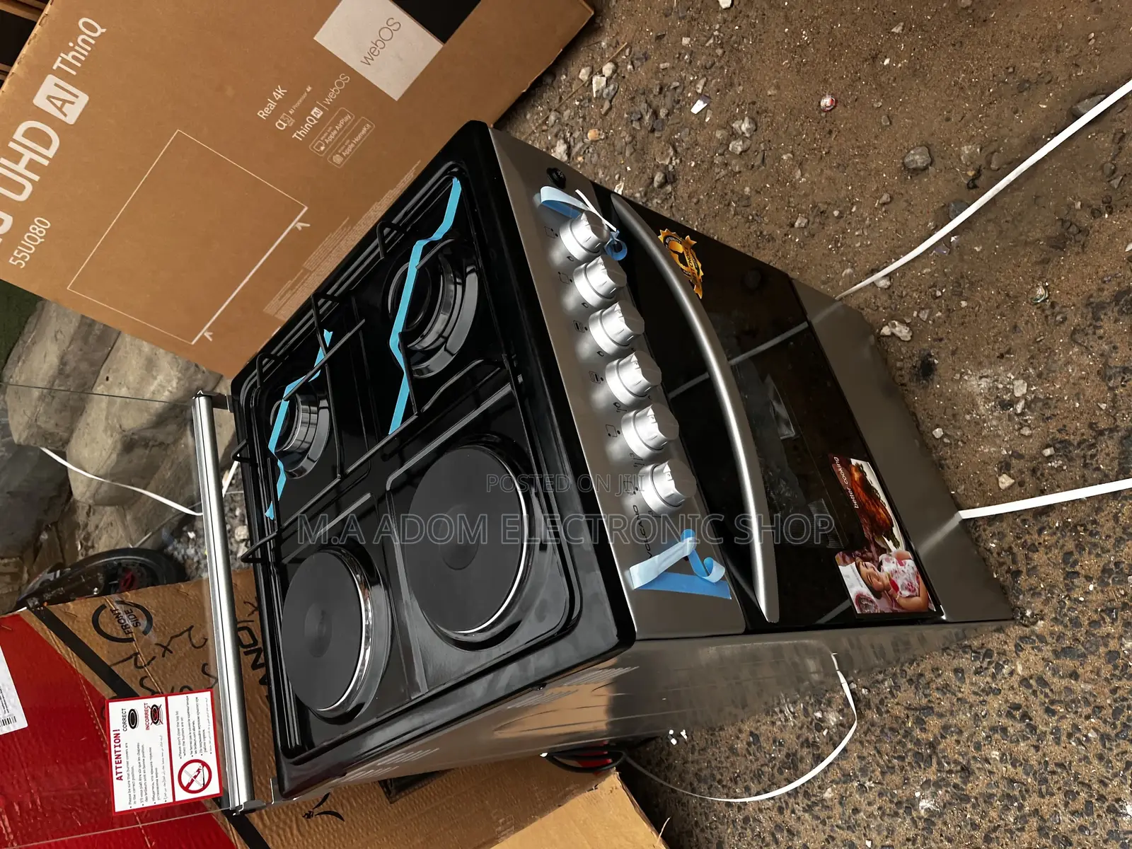 Volcano Burner With Oven Grill