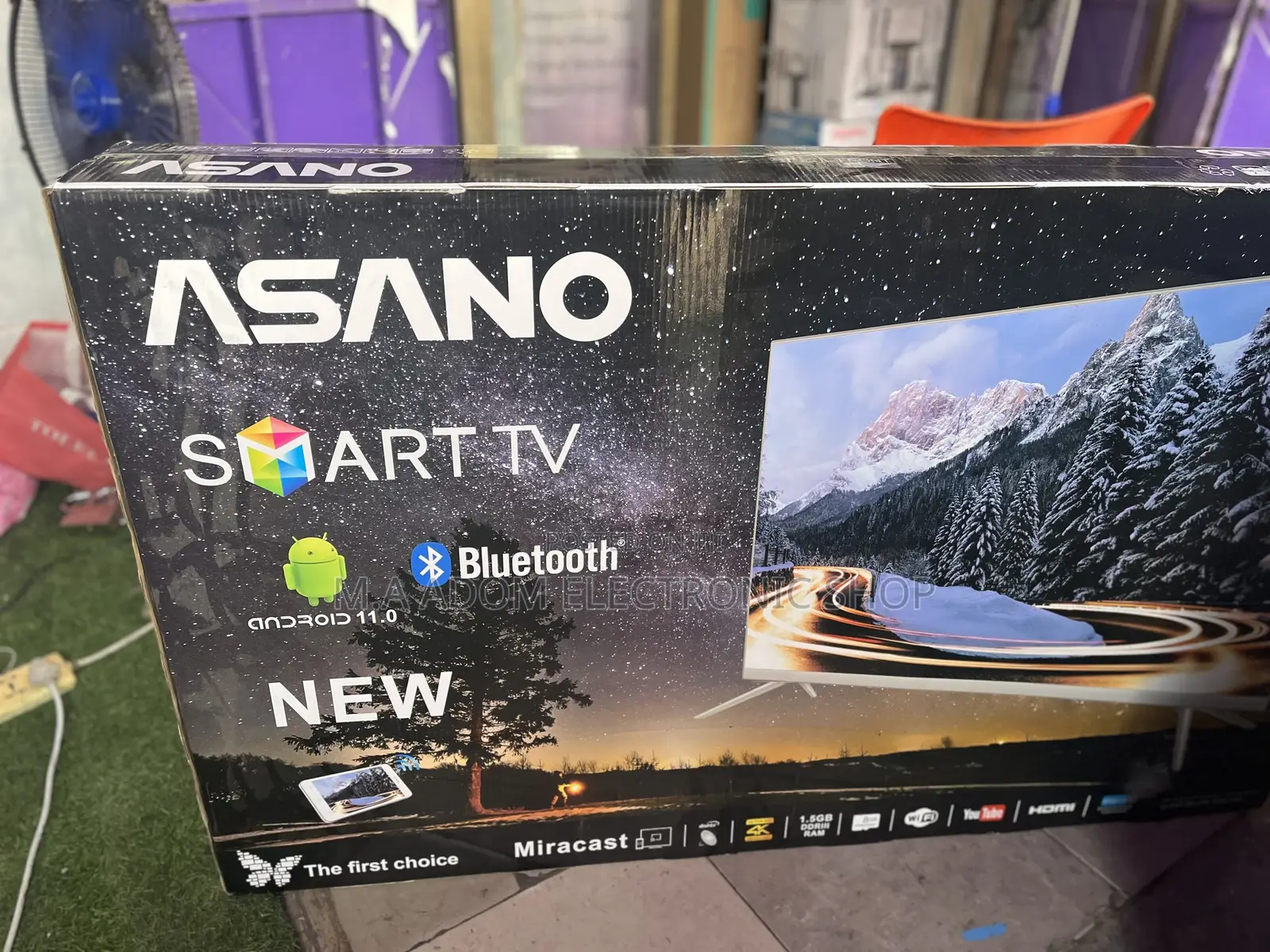 Asano 55inch UHD Smart Android Bluetooth Tv