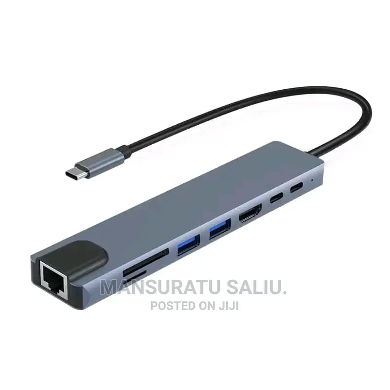 Type C to Hdmi 8 in 1 Adapter