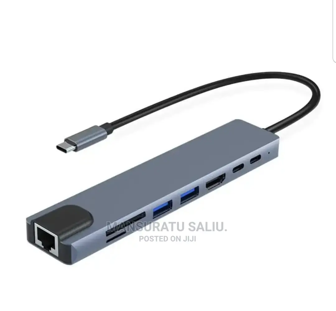 Type C to Hdmi 8 in 1 Adapter