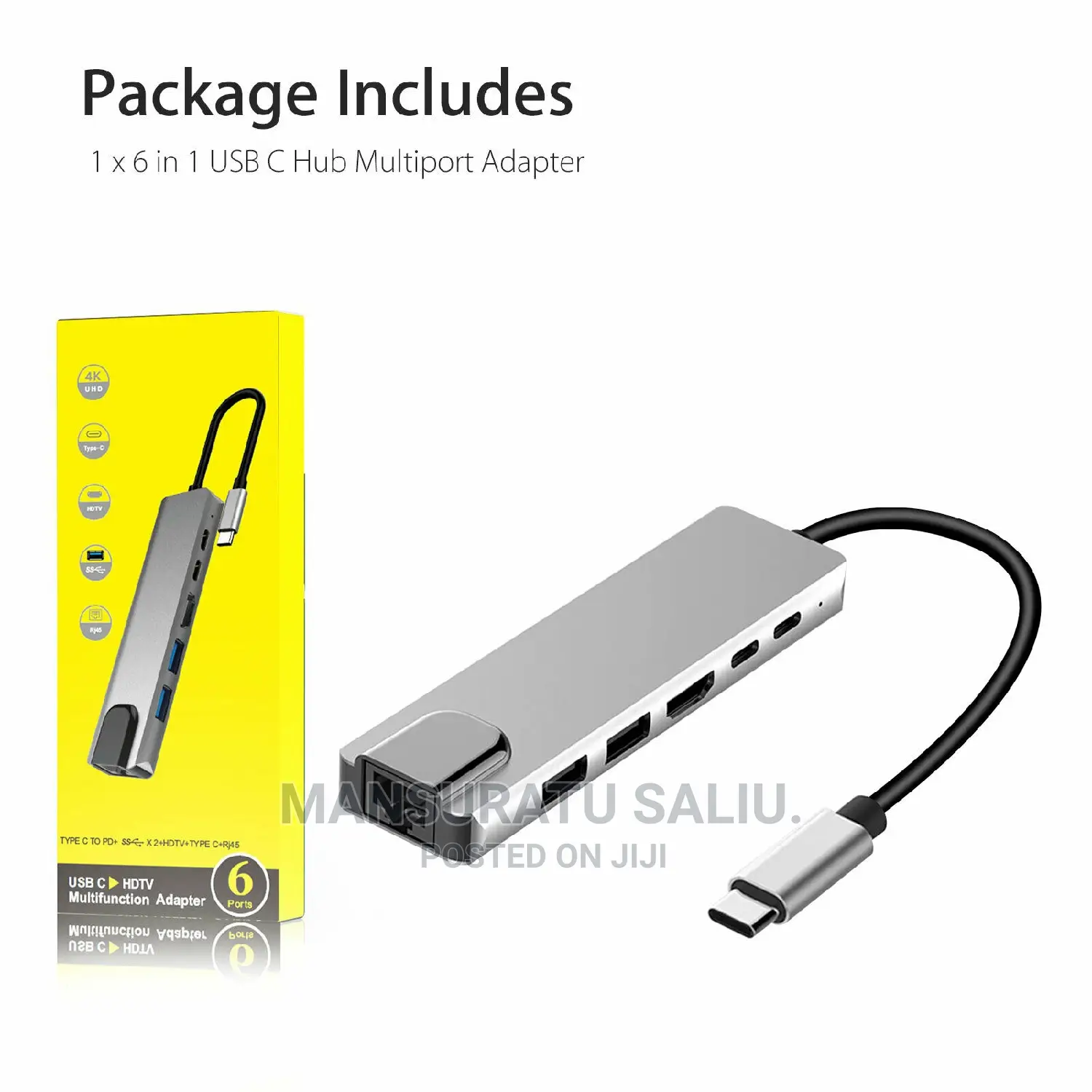 Type C to Hdmi 8 in 1 Adapter