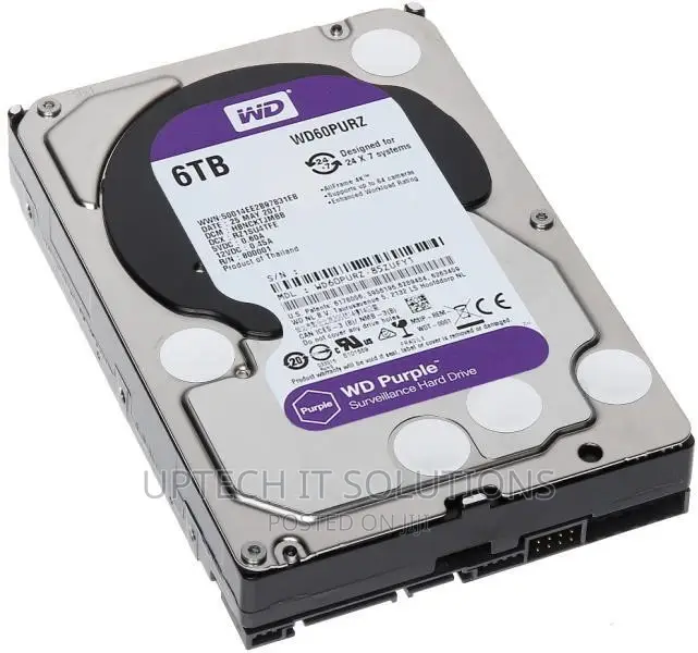 Wd Purple 6tb Surveillance Hard Disk Drive