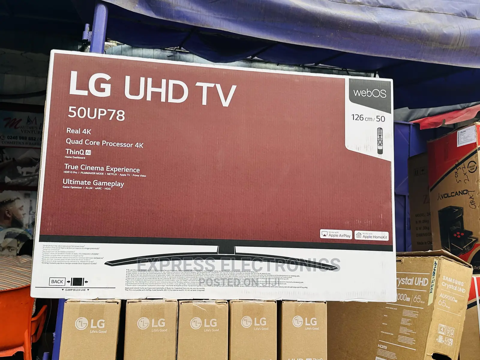 Uhd LG 50” Up80 Smart TV