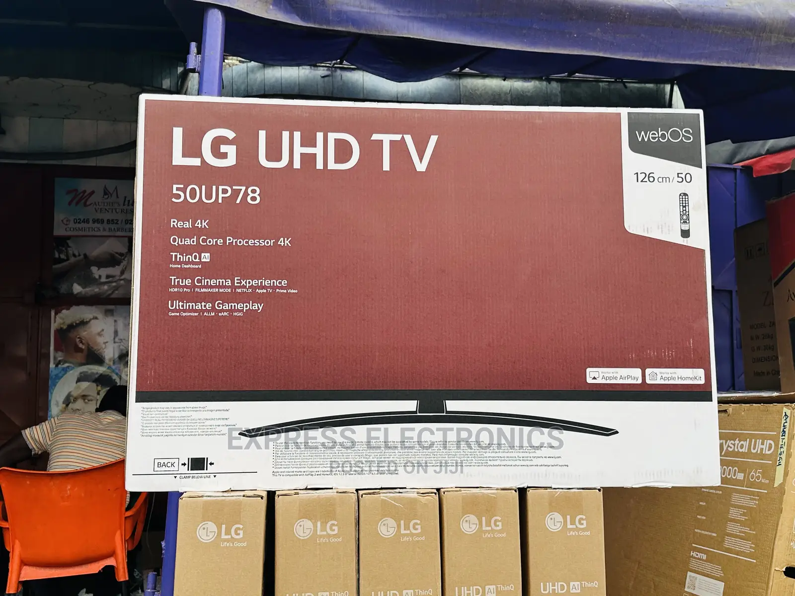 Uhd LG 50” Up80 Smart TV