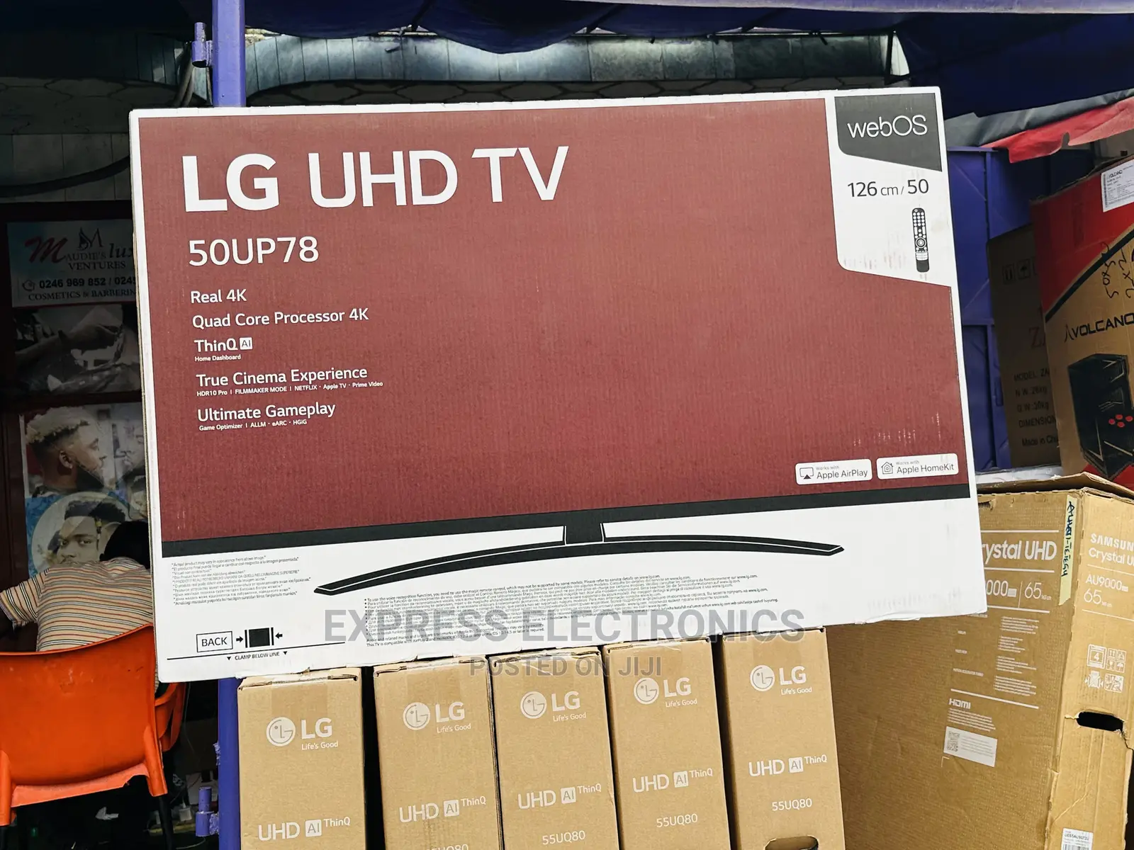 Super Clear LG Uhd 50” Smart TV Up80