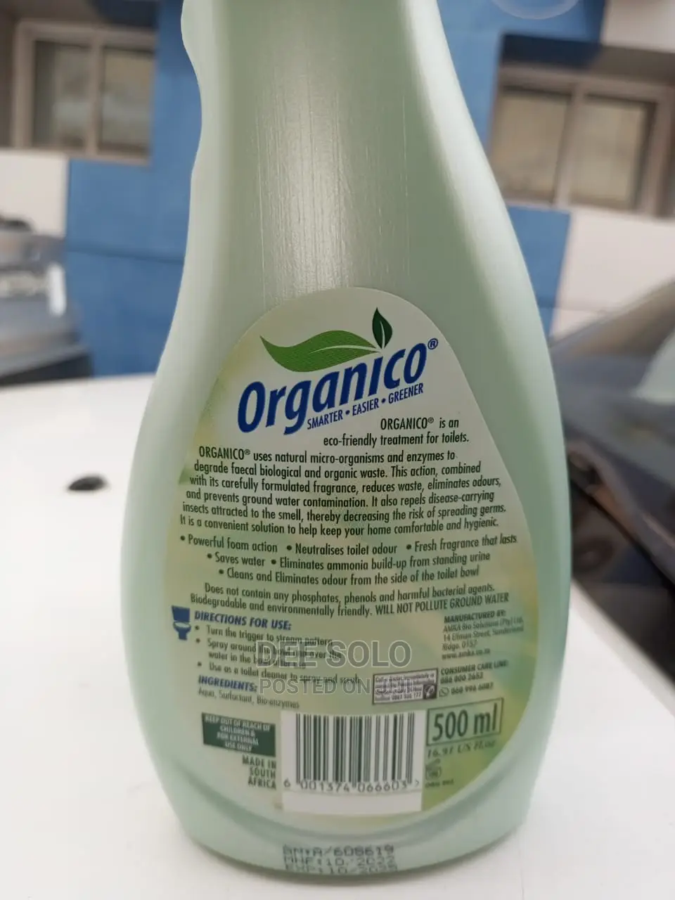 Bio Enzyme Organico Wc Cleaner