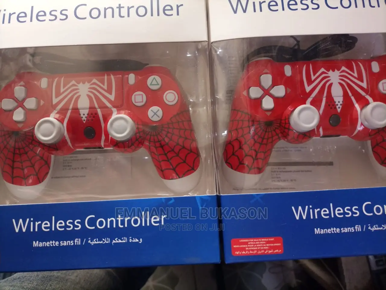 PS4 Controller With Spider Design