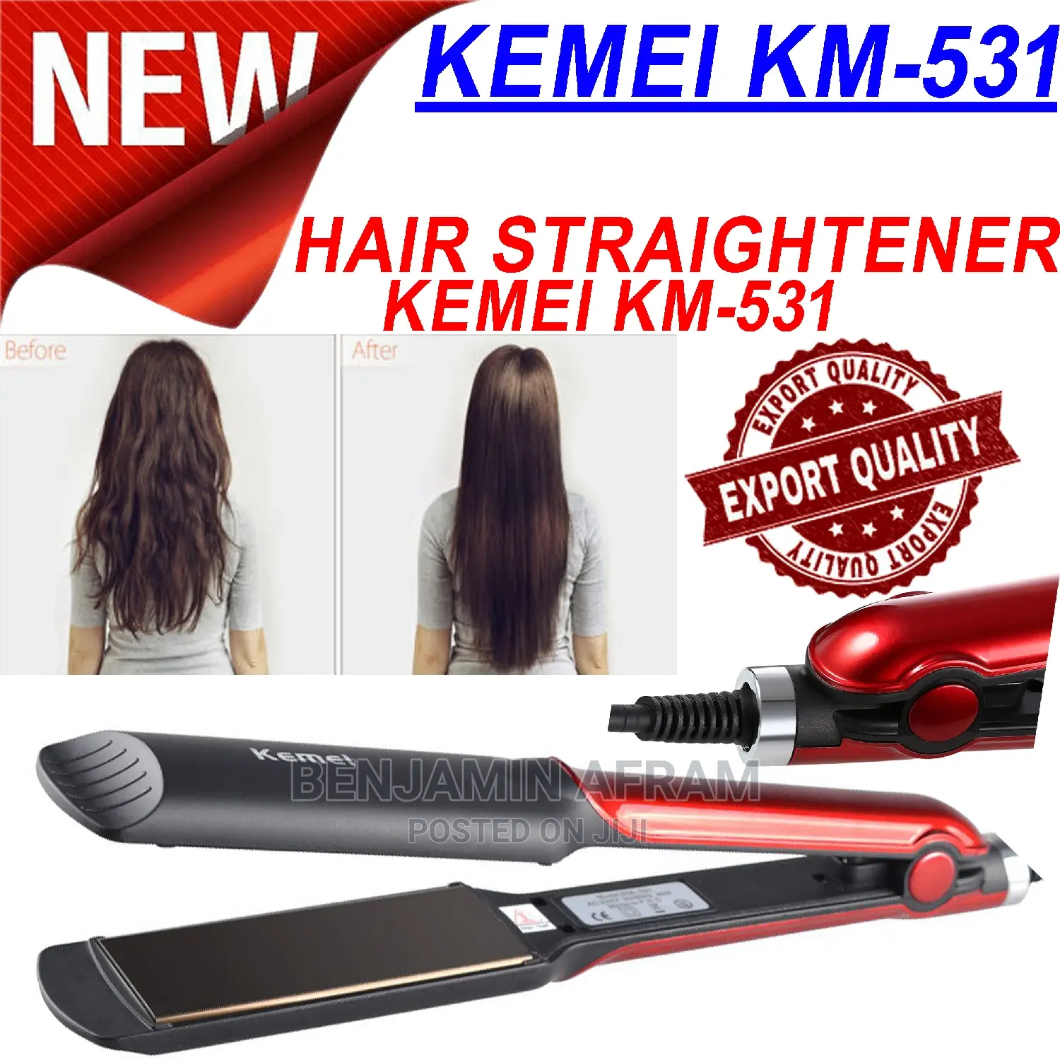 Quality Hair Straightener Ceramic Plate