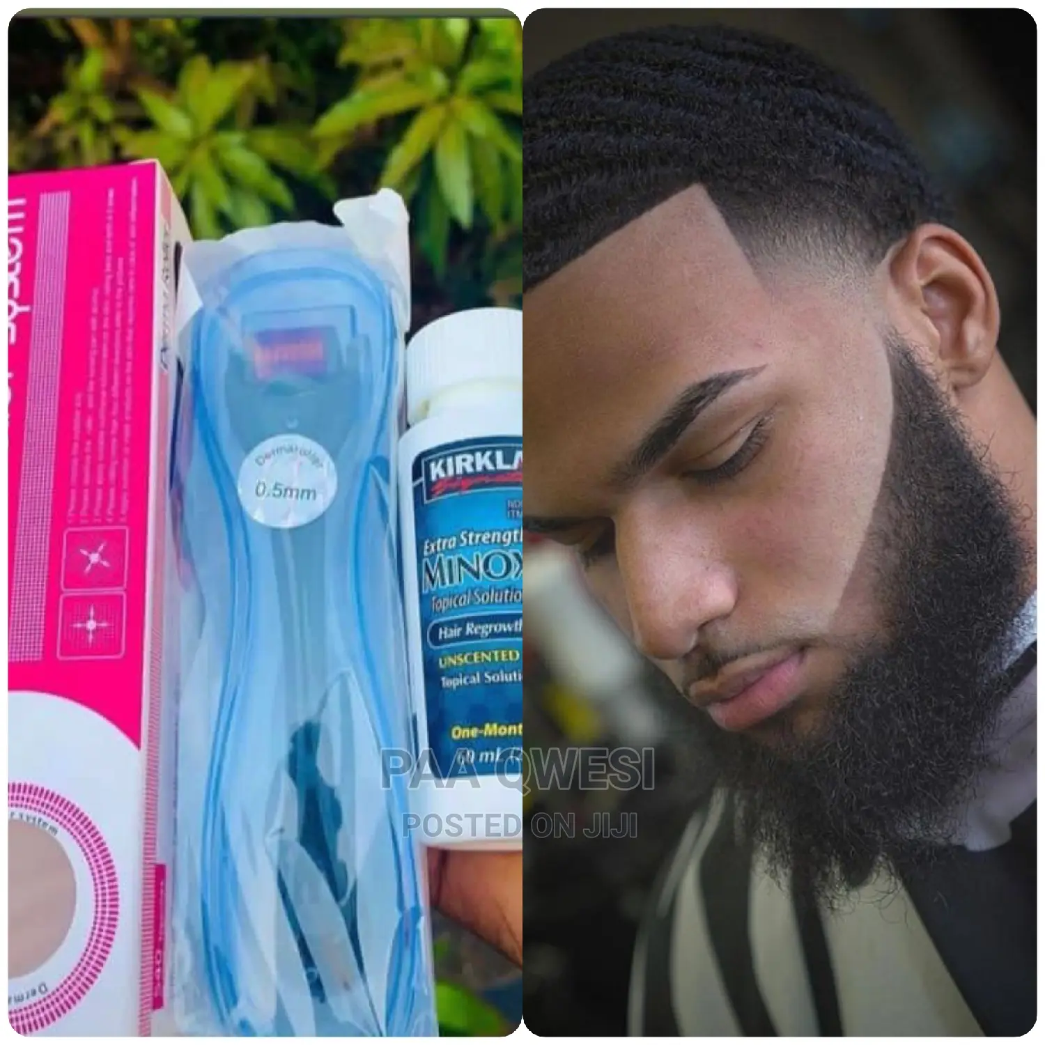 Kirkland Beard Oil Derma Roller (0.5mm)