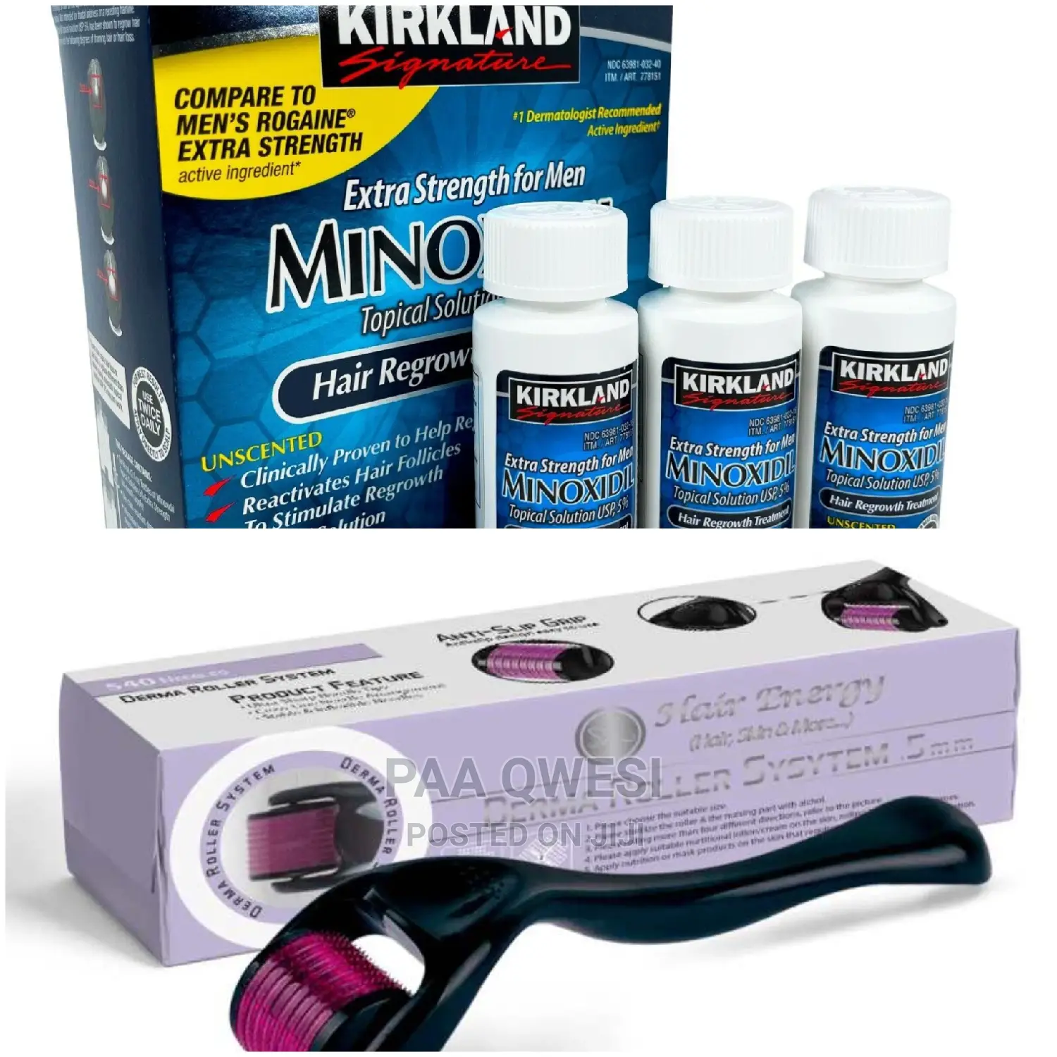 Minoxidil Beard Oil /Derma Roller