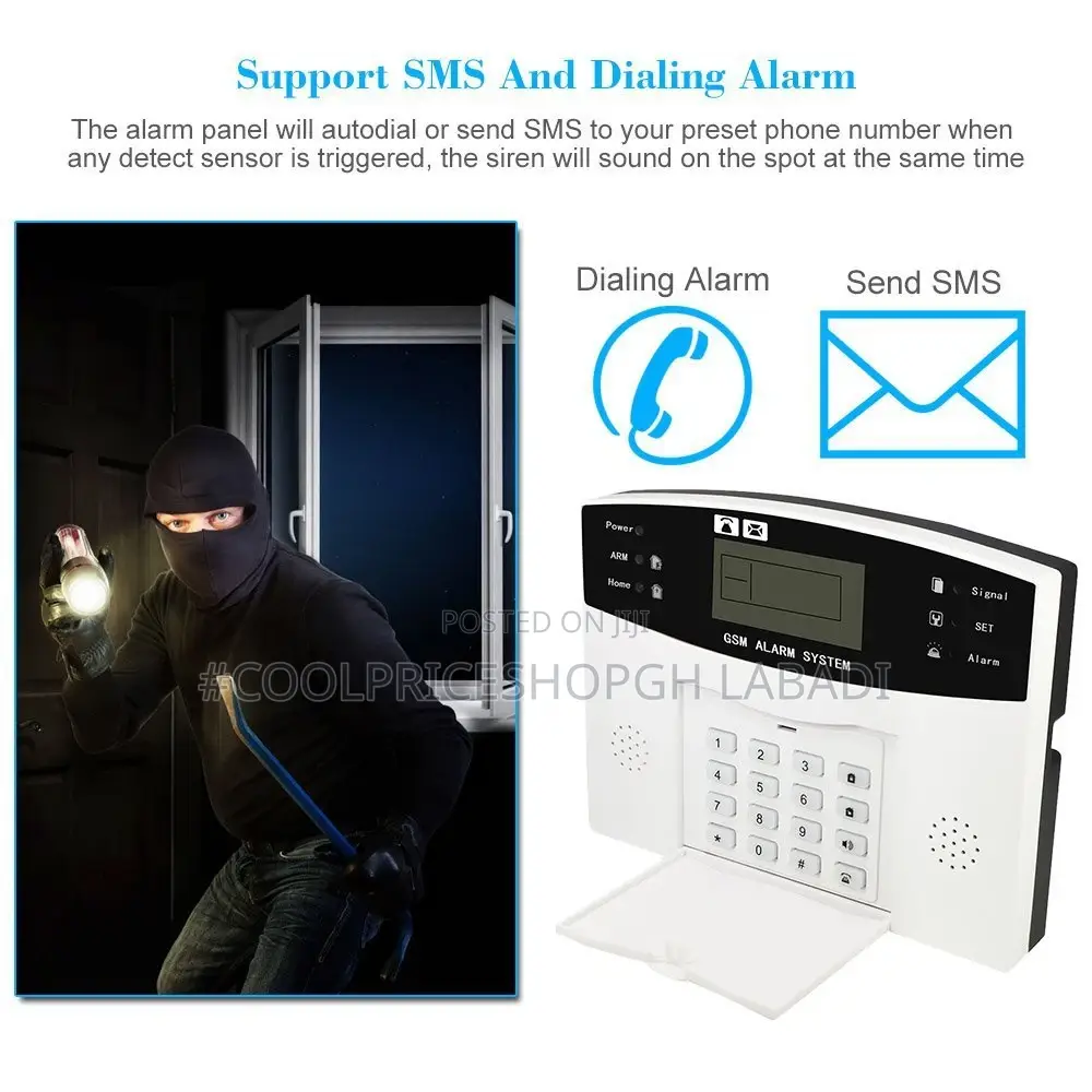 Wireless Sensor Smart House Security Burglar Alarm