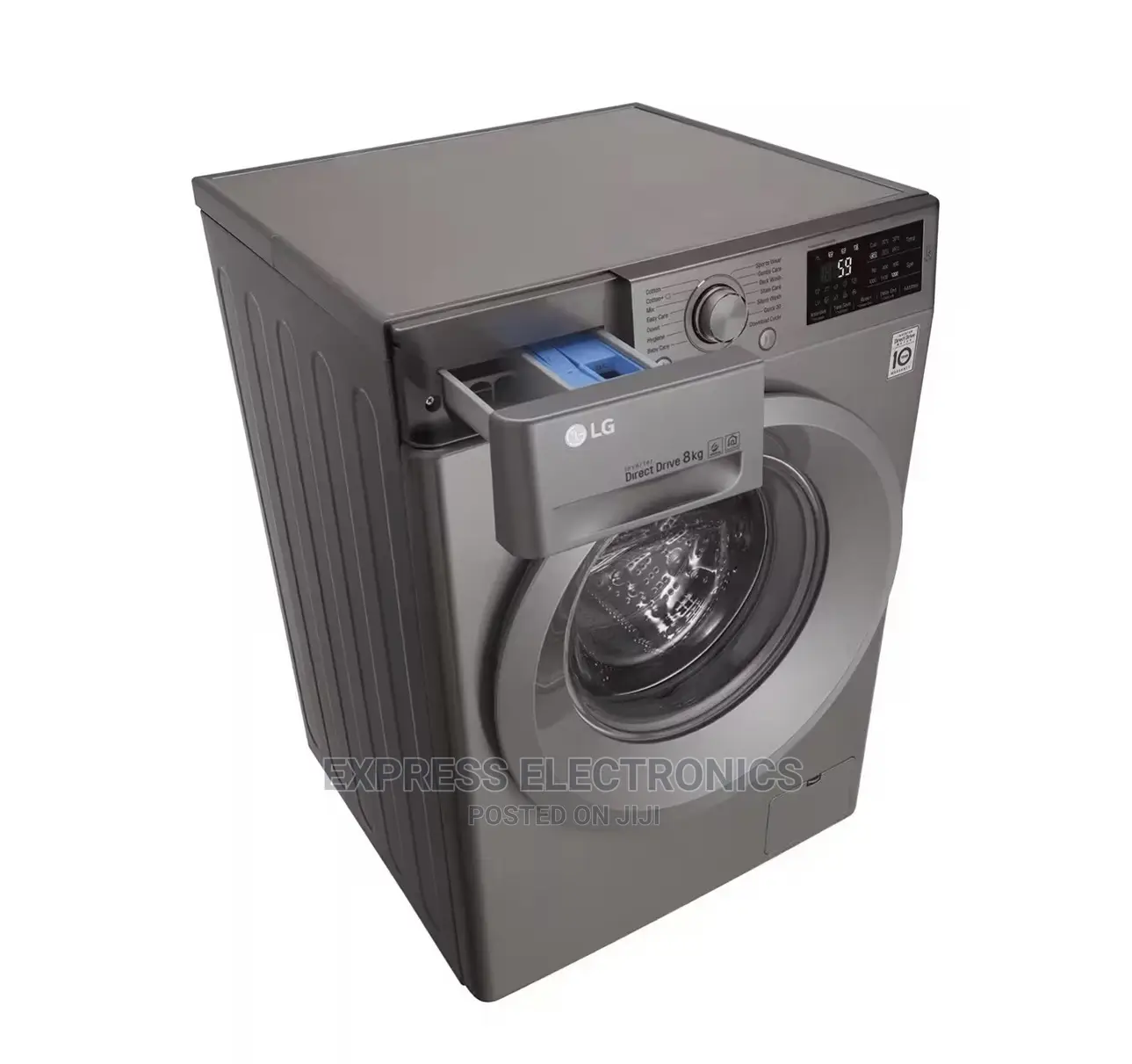 8kg LG Smart Front Load (Wash Only F2J5TNP7S Washing Machine