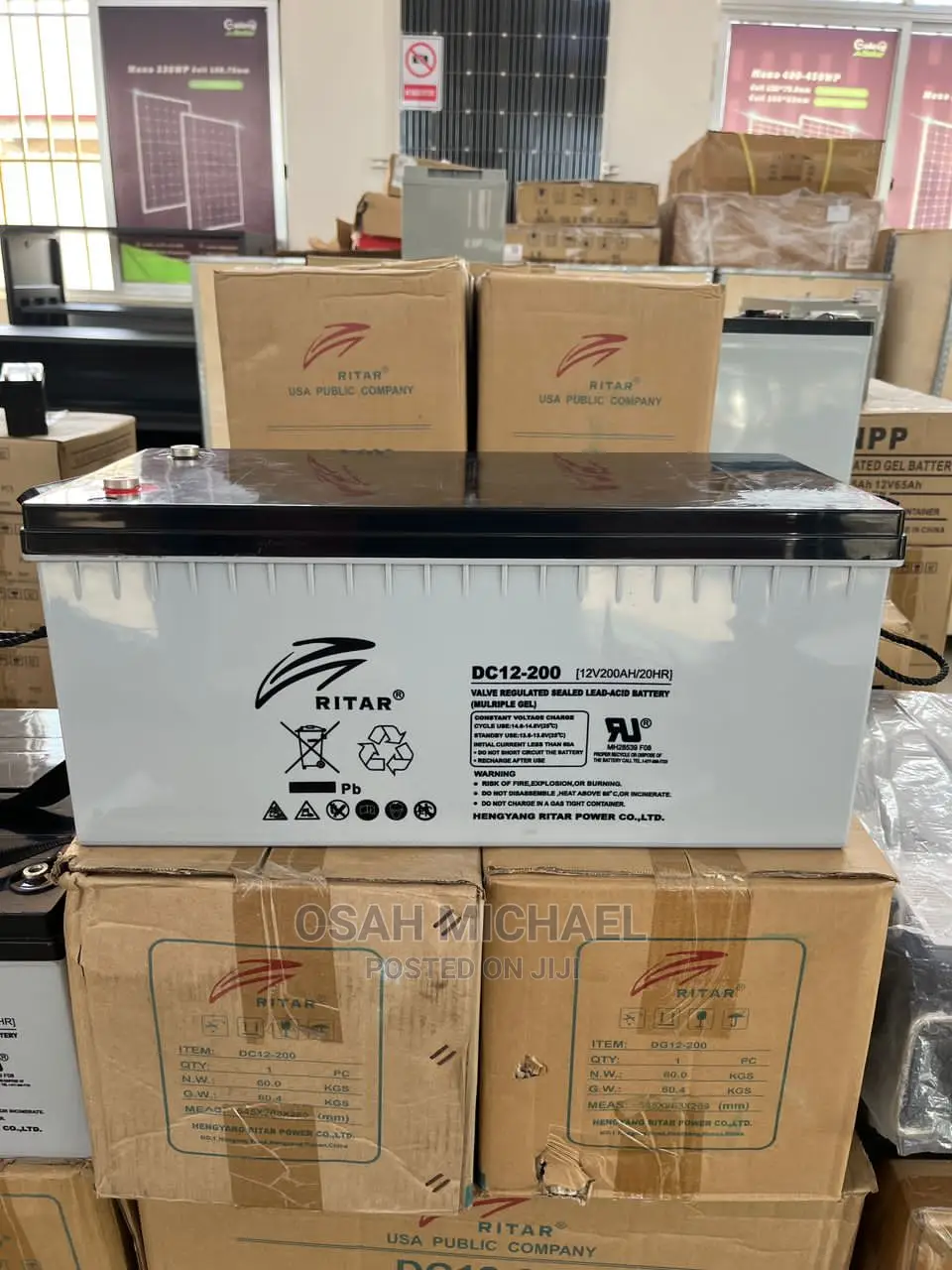 12v 100ah Deep Cycle Solar Battery