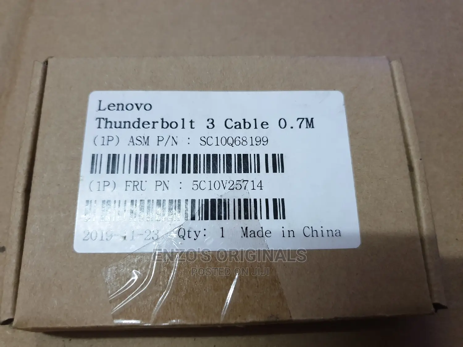 Thunderbolt 3 Cable 40gbps 100watt Lenovo Brand