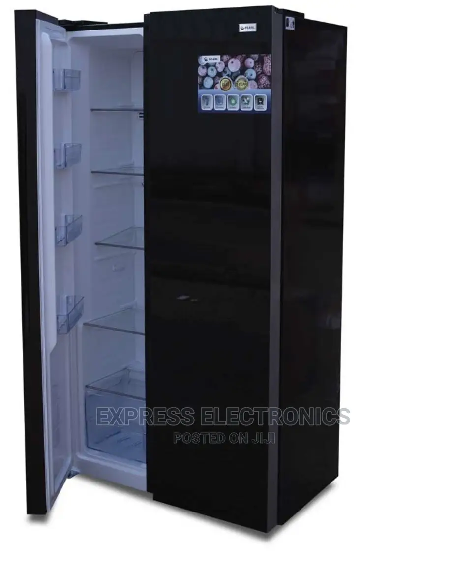 Stylish Side by Side Pearl Black Design PF-640BG(436 L