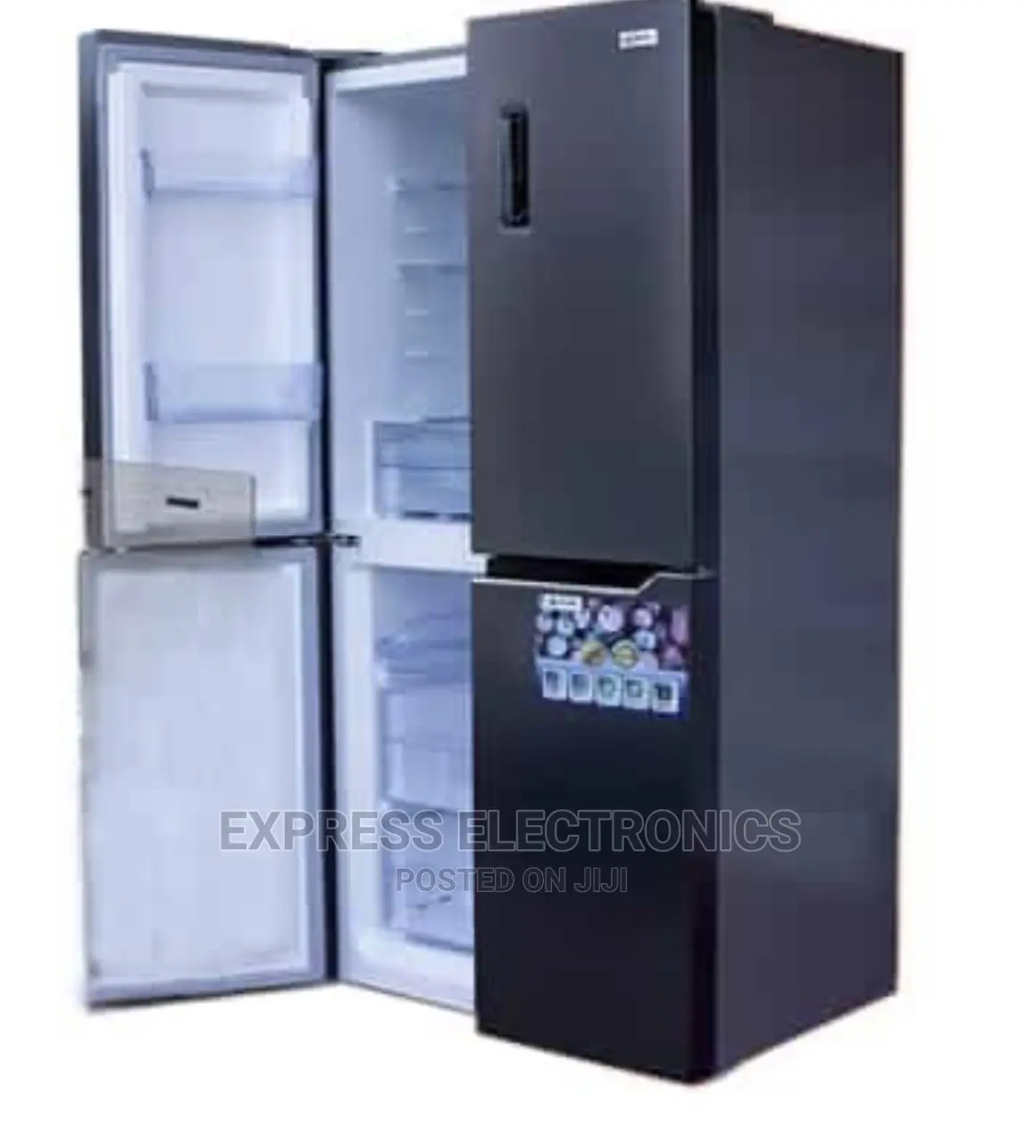 4doors Pearl Classic Design PF-550BSS Side by Sode Fridge