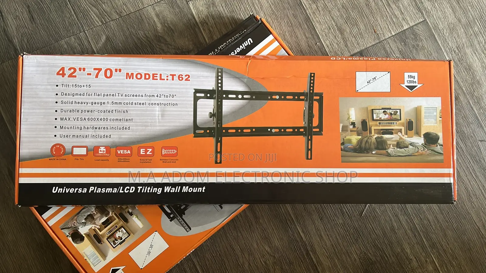Tilt TV Wall Mount Bracket With Built 32''-70''