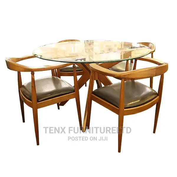 Dining Set (: 4 Legged Base) Round Table
